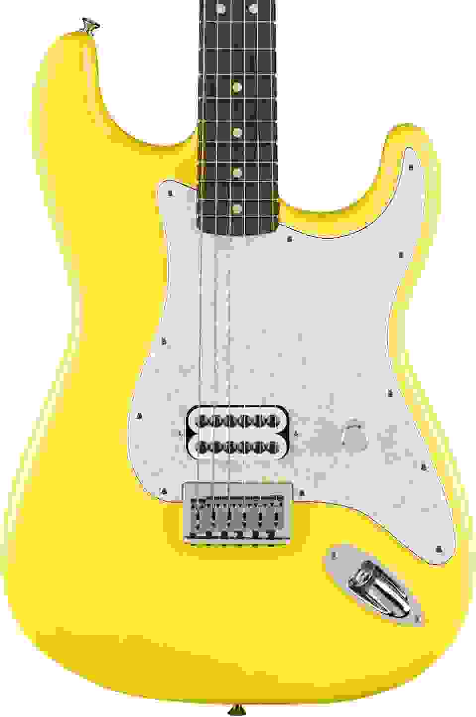 Fender Tom DeLonge Stratocaster Electric Guitar - Graffiti Yellow