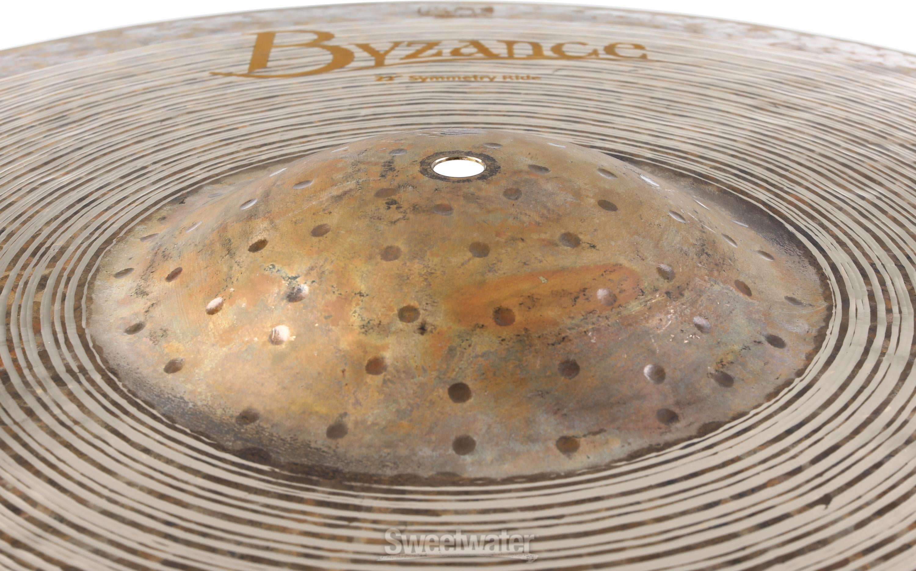 Meinl Cymbals Byzance Jazz Symmetry Ride Cymbal - 22 inch | Sweetwater