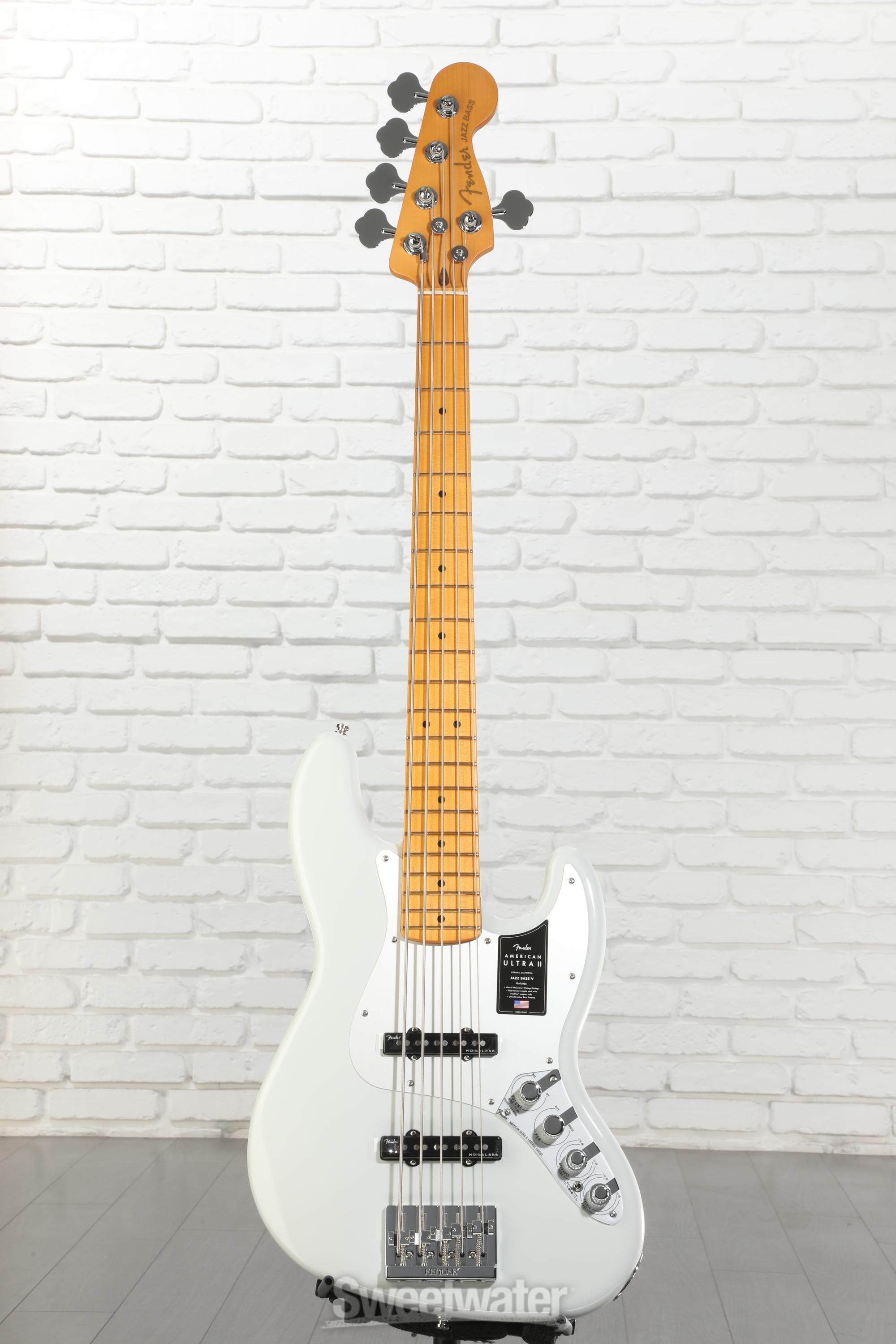 Fender American Ultra II Jazz Bass V - Avalanche, Maple