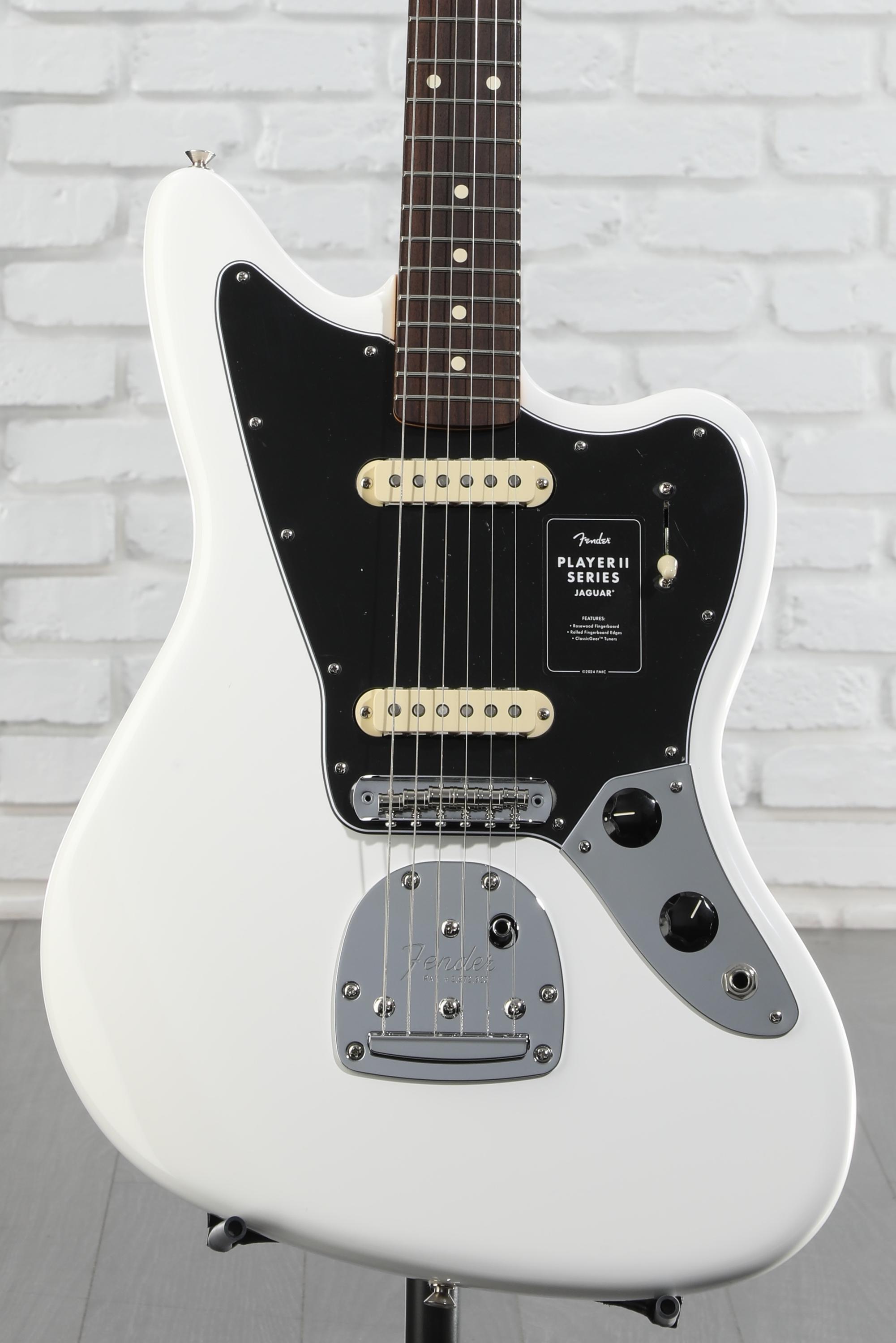 アブライ　FENDER ( フェンダー ) Player Jaguar Fender Player II Jaguar Electric Guitar - Aquatone Blue