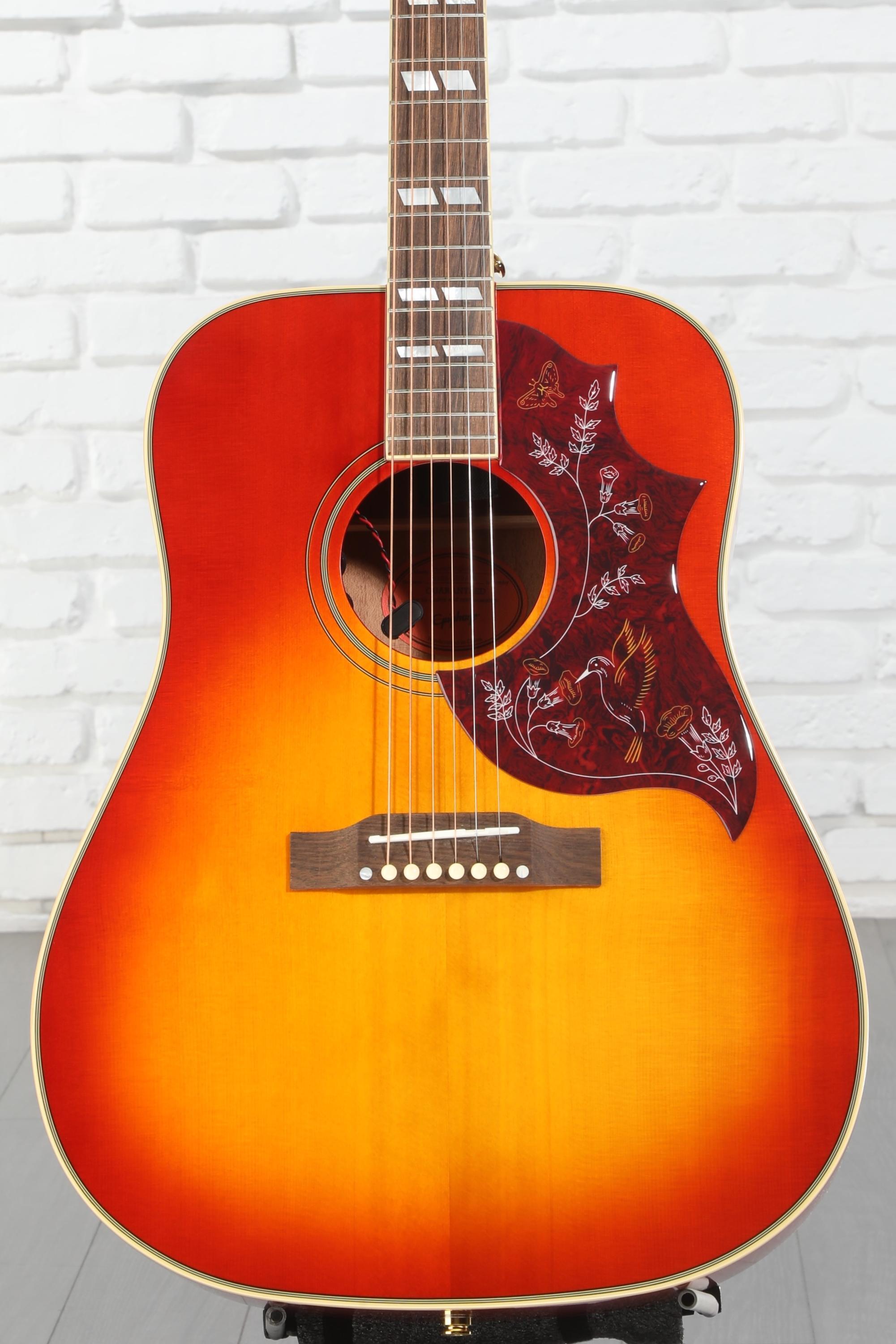 Epiphone Hummingbird Acoustic Guitar - Aged Cherry Sunburst Gloss