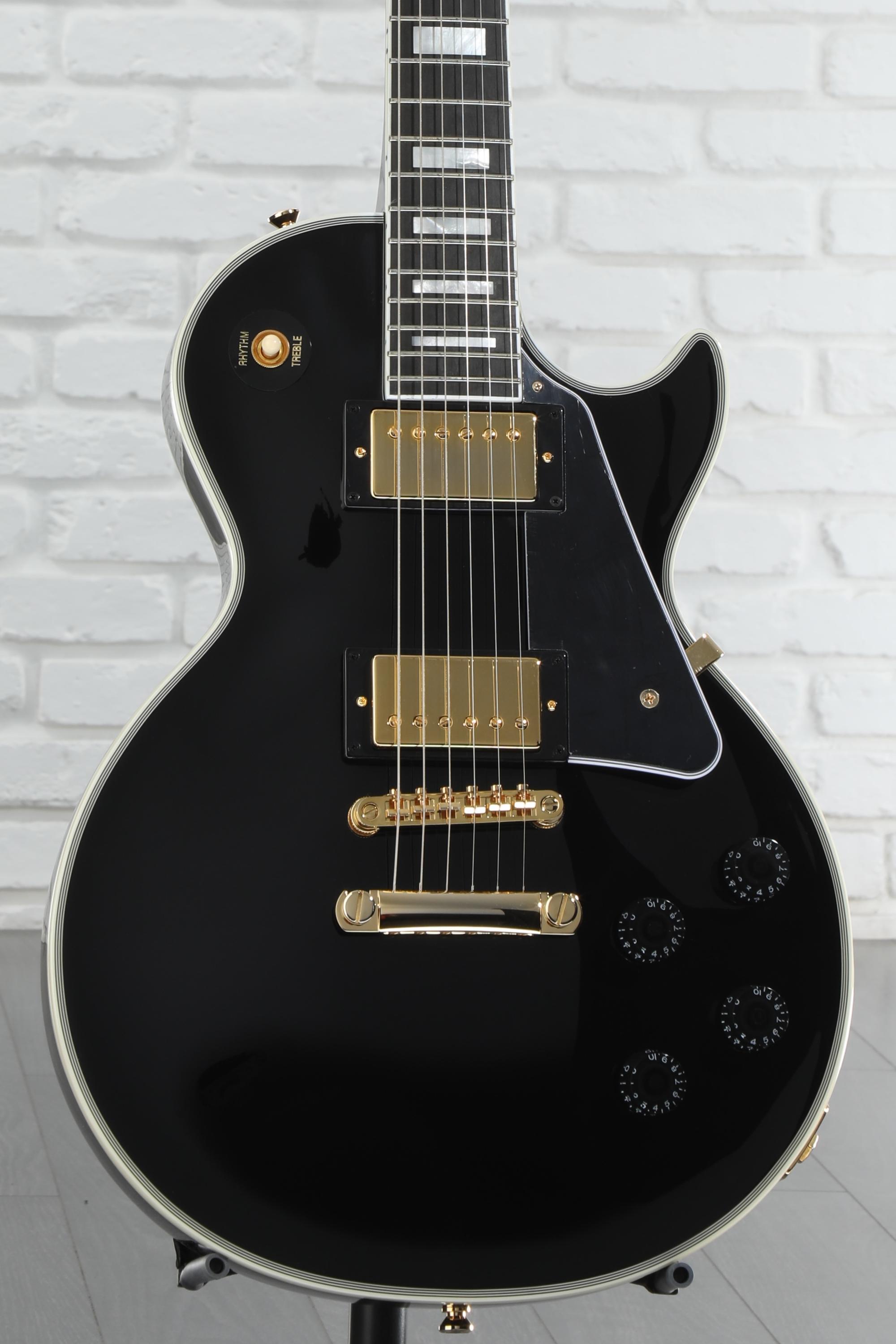 Epiphone Les Paul Custom Electric Guitar - Ebony | Sweetwater