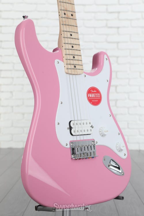 Squier Sonic Stratocaster HT H Electric Guitar - Flash Pink – Alto Music