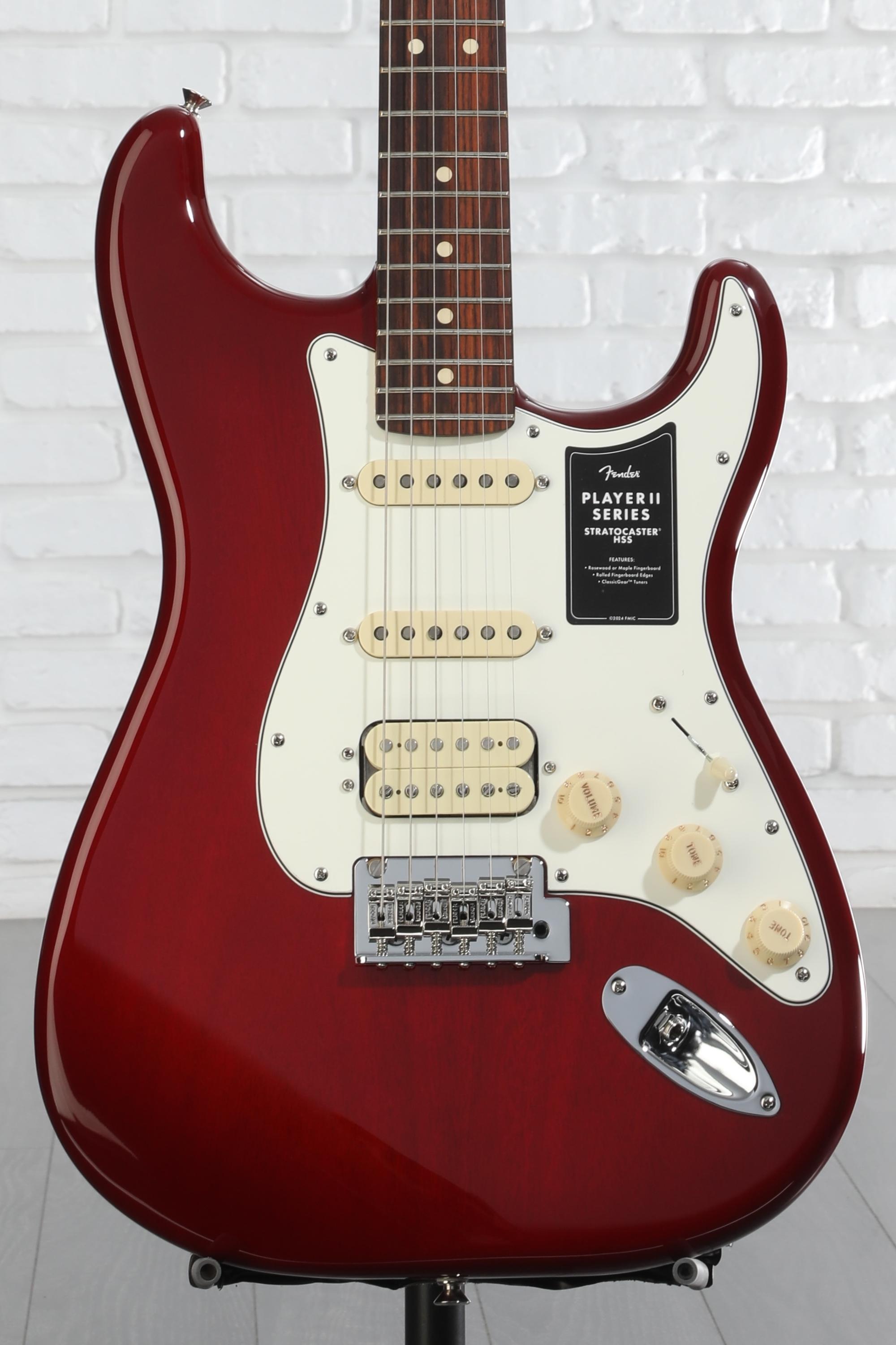 Fender Player II Stratocaster HSS Electric Guitar - Transparent