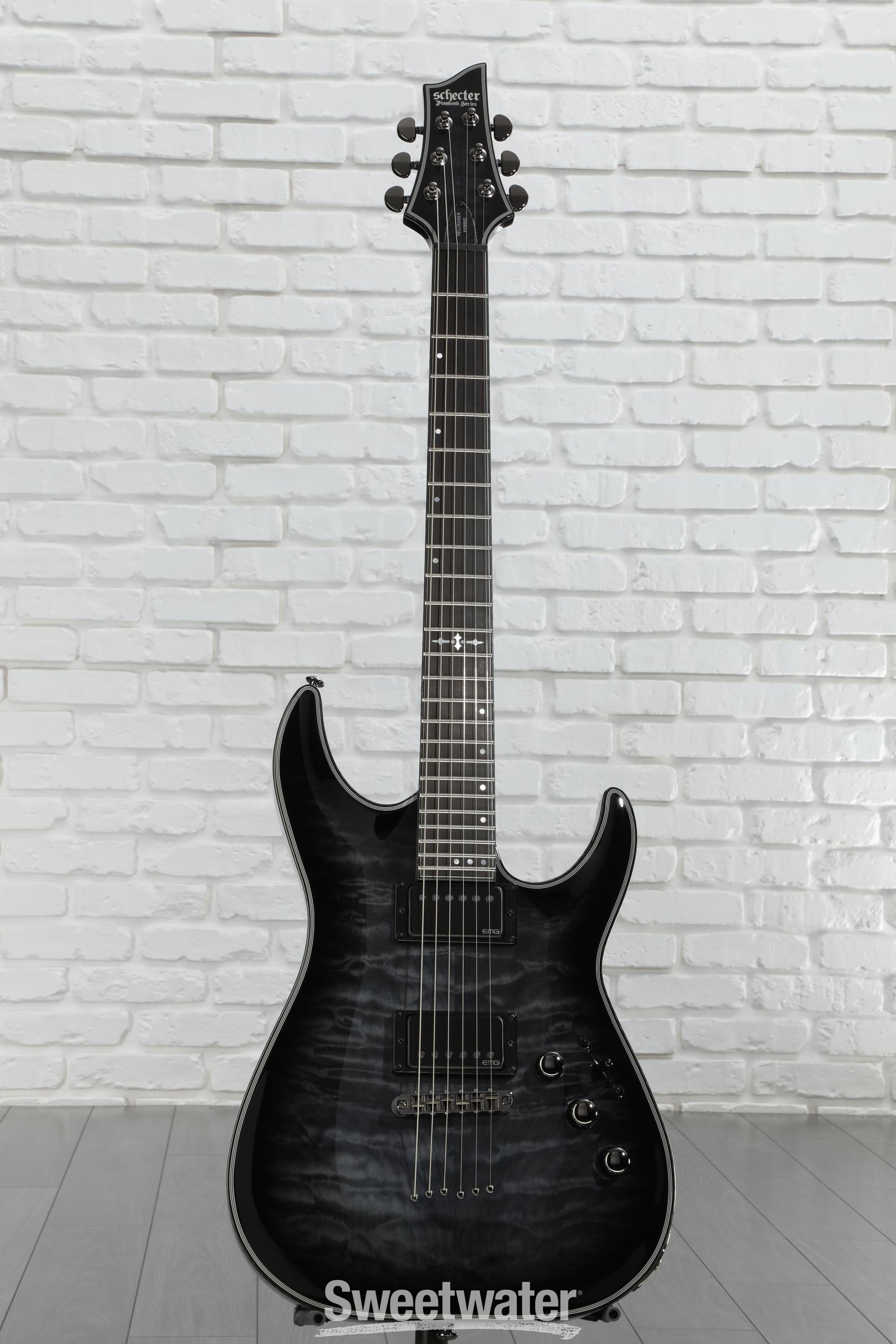 ギター SCHECTER HELLRAISER HYBRID C-1 FR TBB Schecter Hellraiser Hybrid C-1 FR - Trans Black Burst