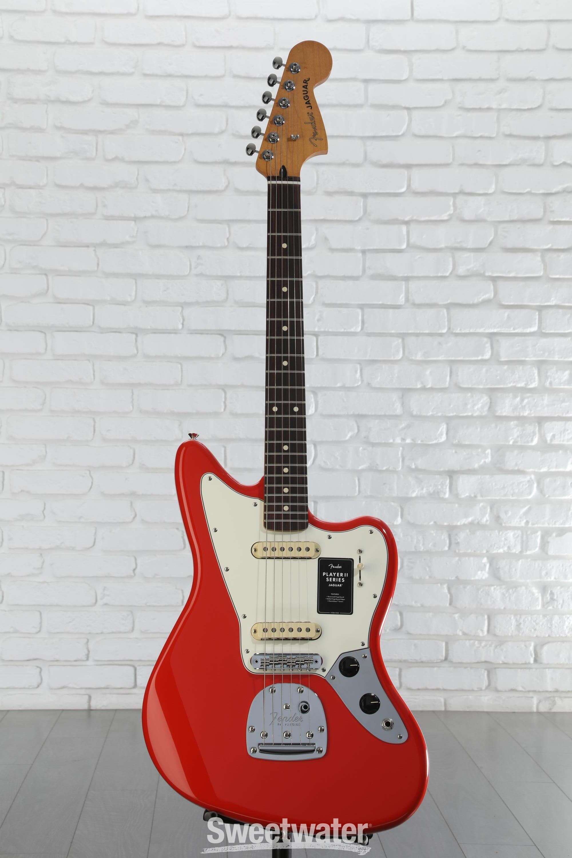 ギター Fender Player II Jaguar Fender Player II Jaguar Rosewood - Polar White | Cream City