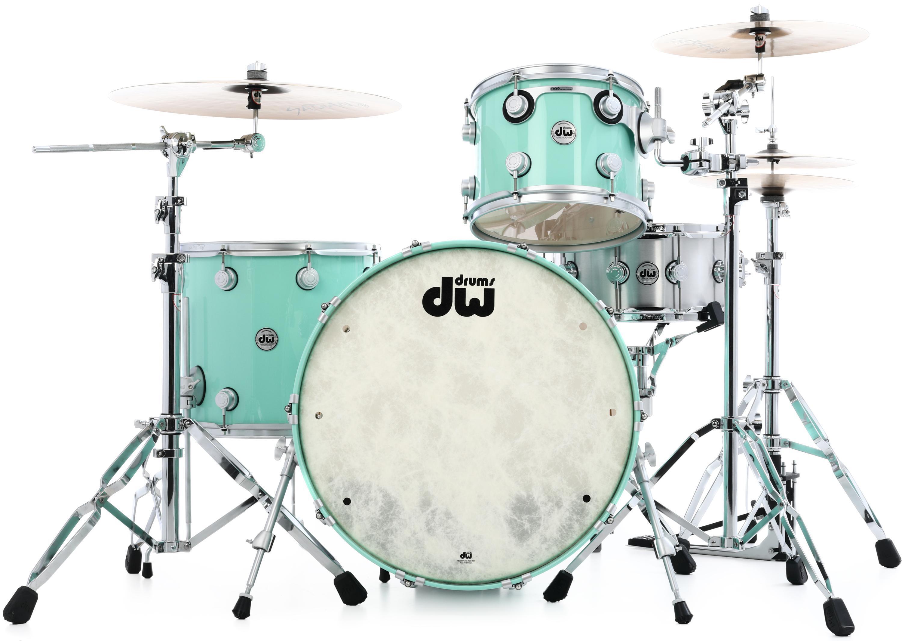 DW Collector's Series Lacquer 3-piece Shell Pack - Seafoam