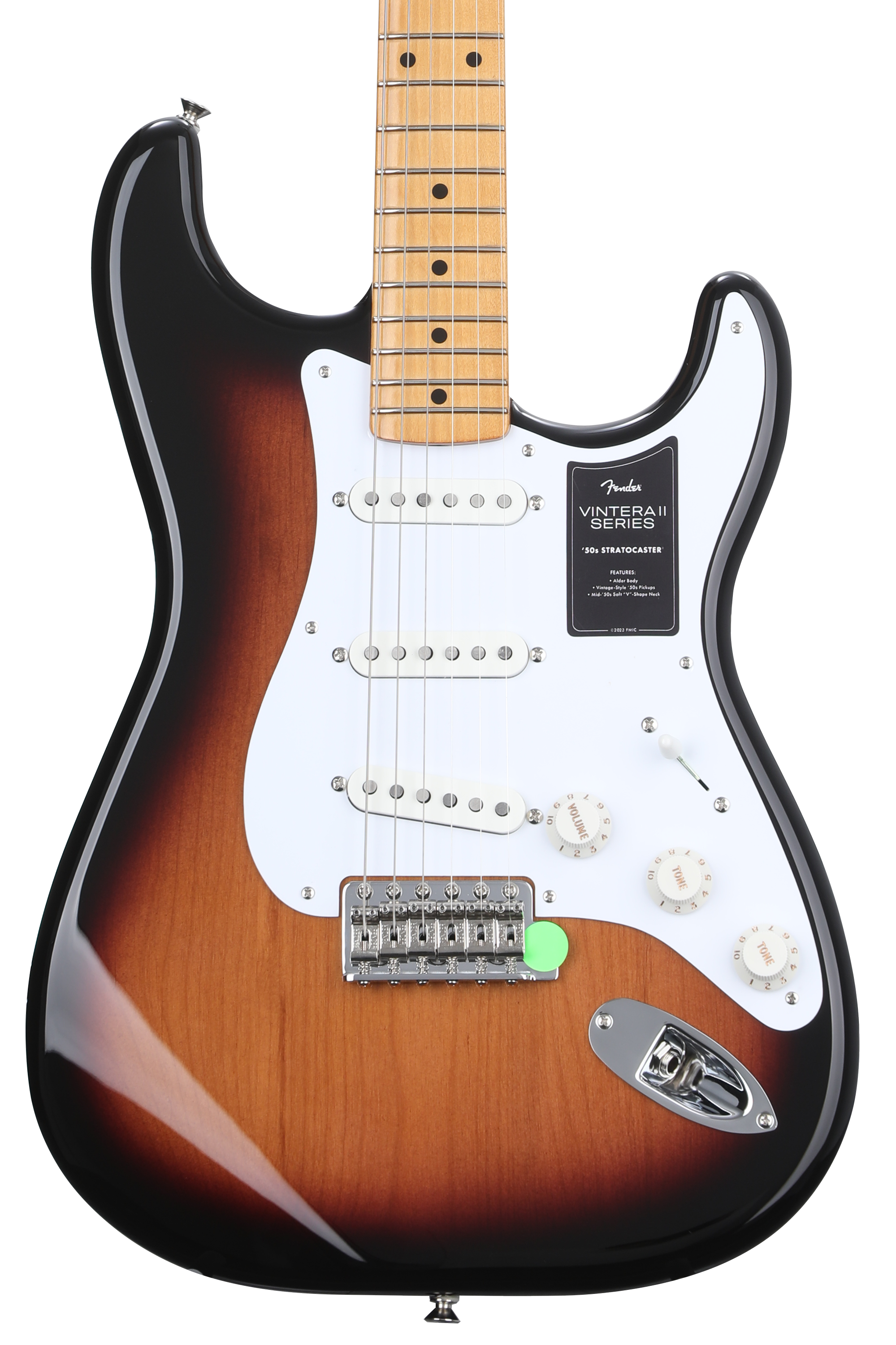 (美品) Fender Stratocaster vintera 50s Fender Vintera II '50s Stratocaster Electric Guitar - Ocean