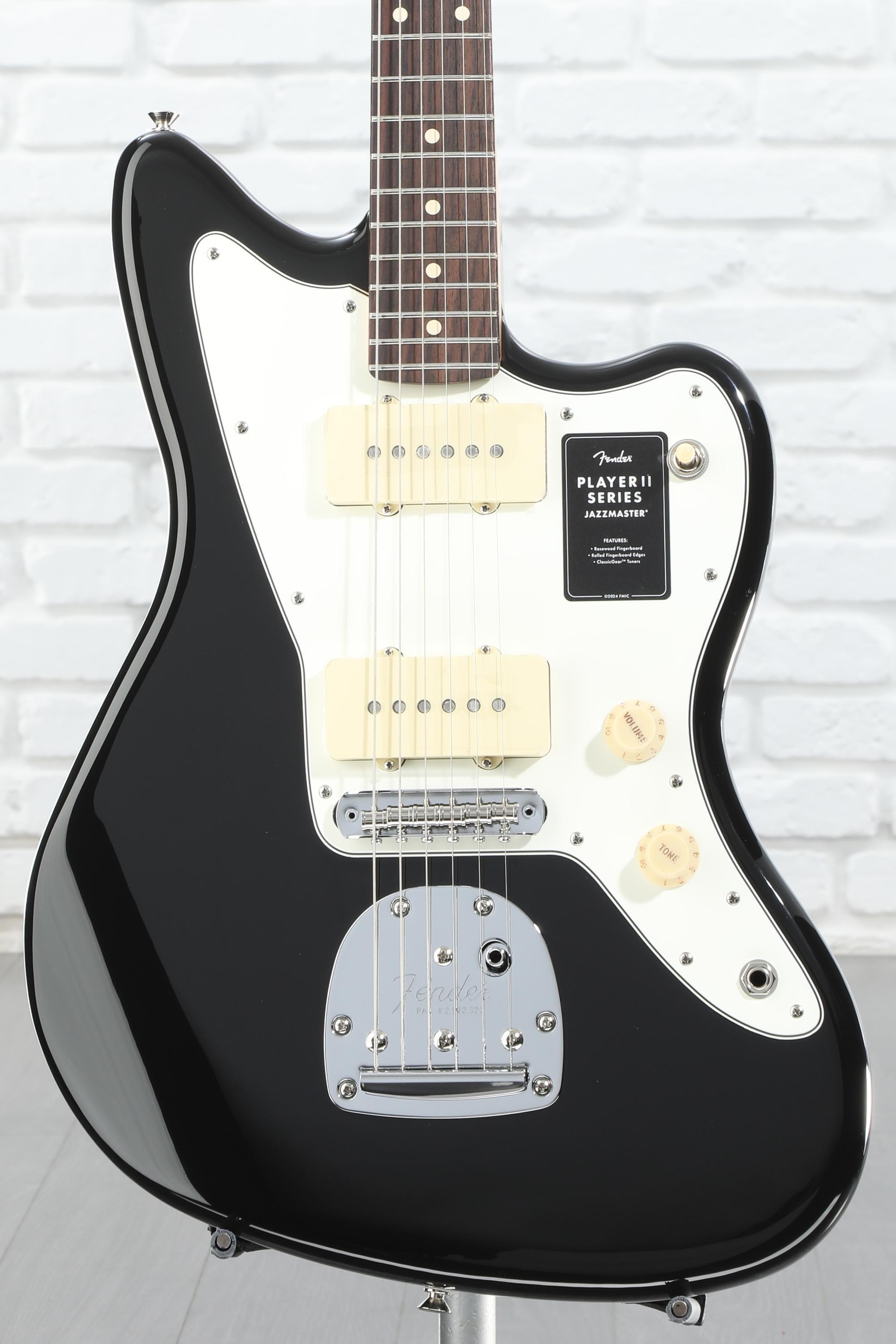 Fender Player II Jazzmaster Electric Guitar - Black | Sweetwater