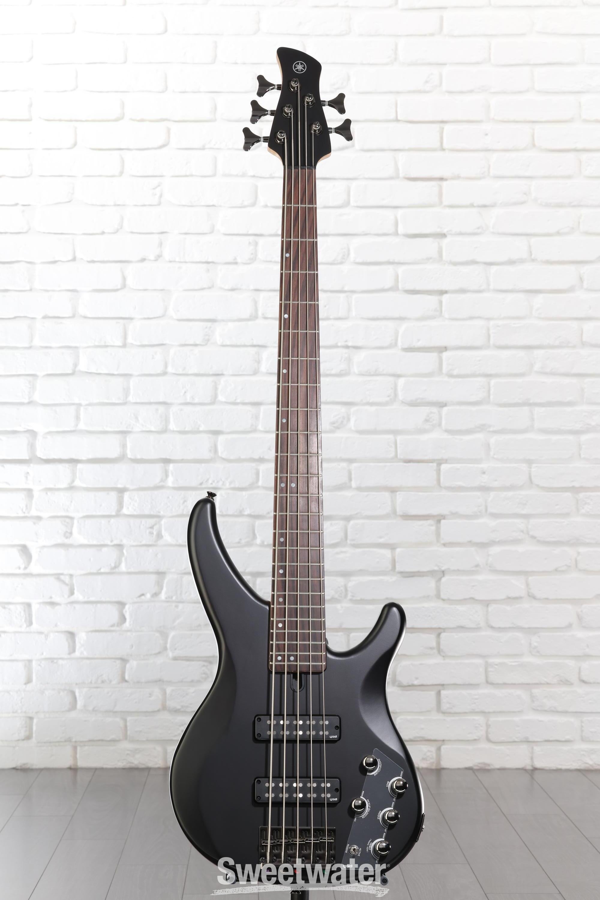 Yamaha TRBX505 5-string Bass Guitar - Translucent Black | Sweetwater