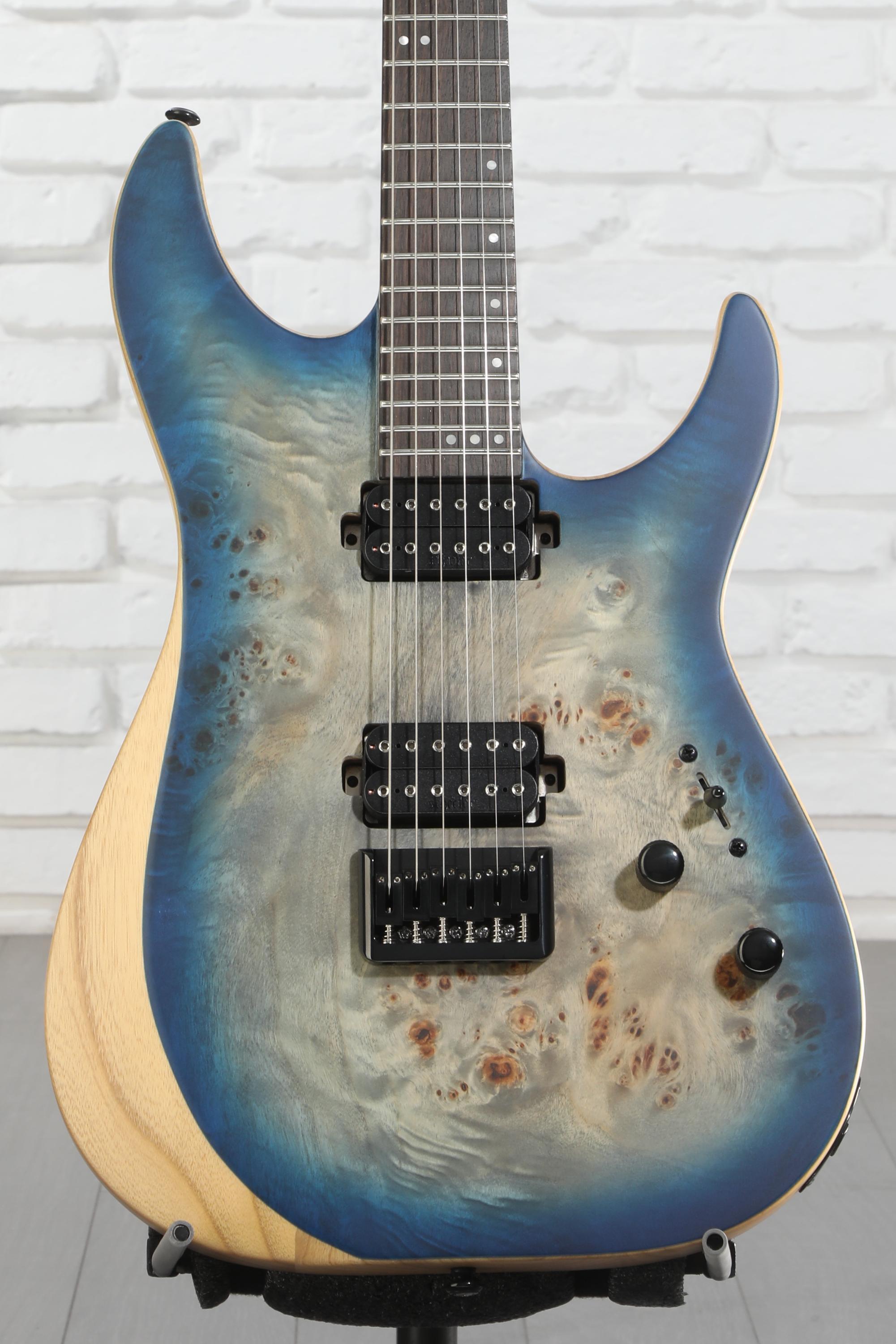 ギター Schecter Reaper-6 - Satin Sky Burst Schecter Reaper-6 Electric Guitar - Satin Sky Burst | Sweetwater