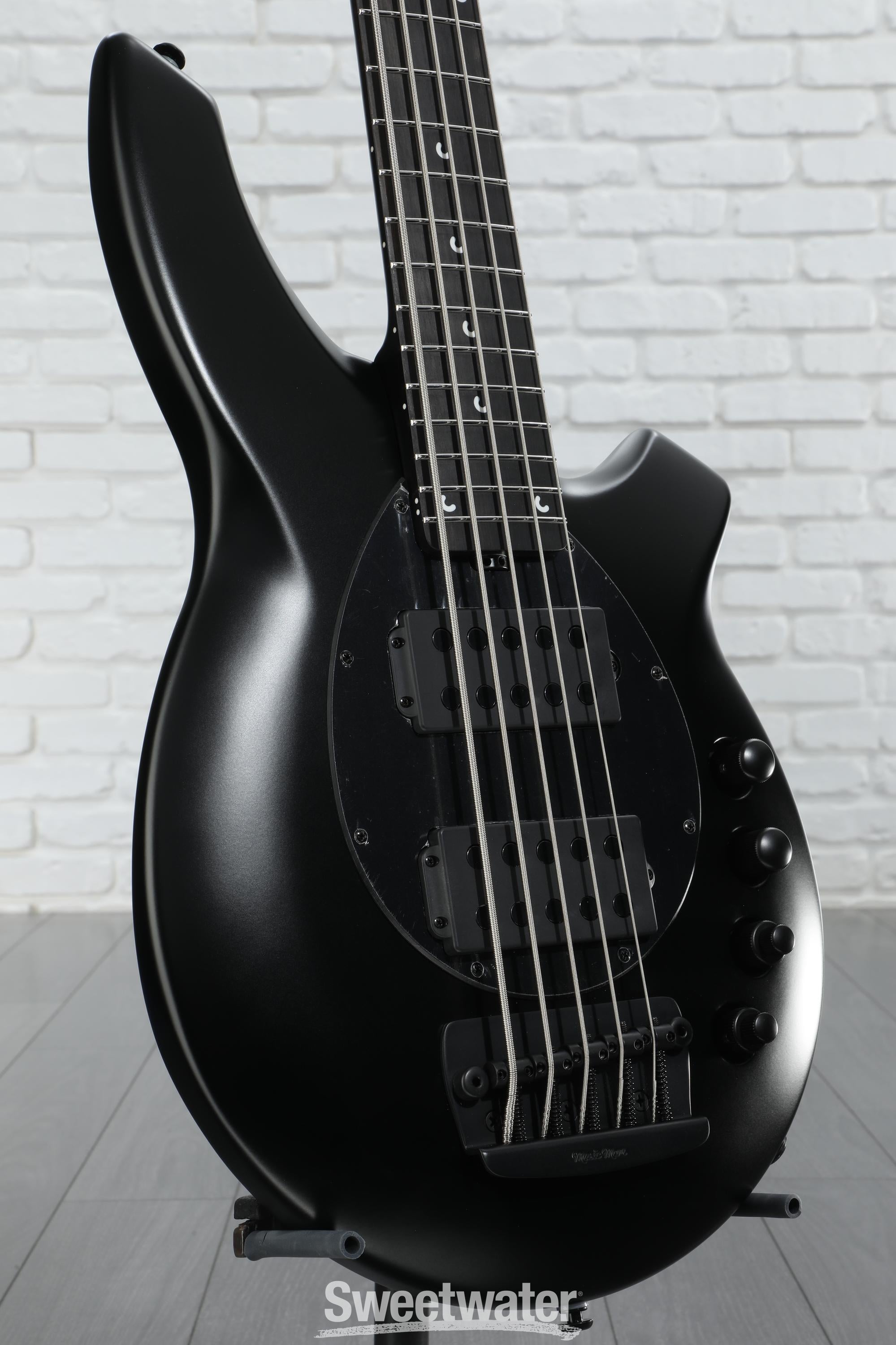 ベース Musicman Bongo 5 SH Stealth Black Bongo 5 | Basses | Sterling by Music Man