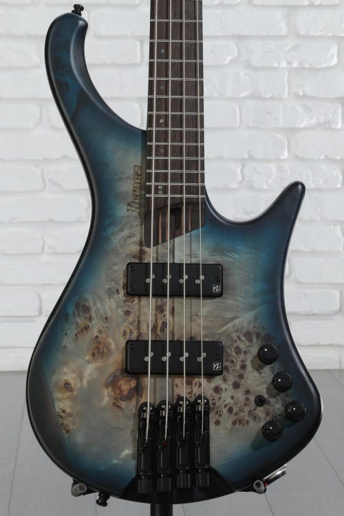 Ibanez EHB Ergonomic Headless Bass Guitar - Cosmic Blue Starburst Flat