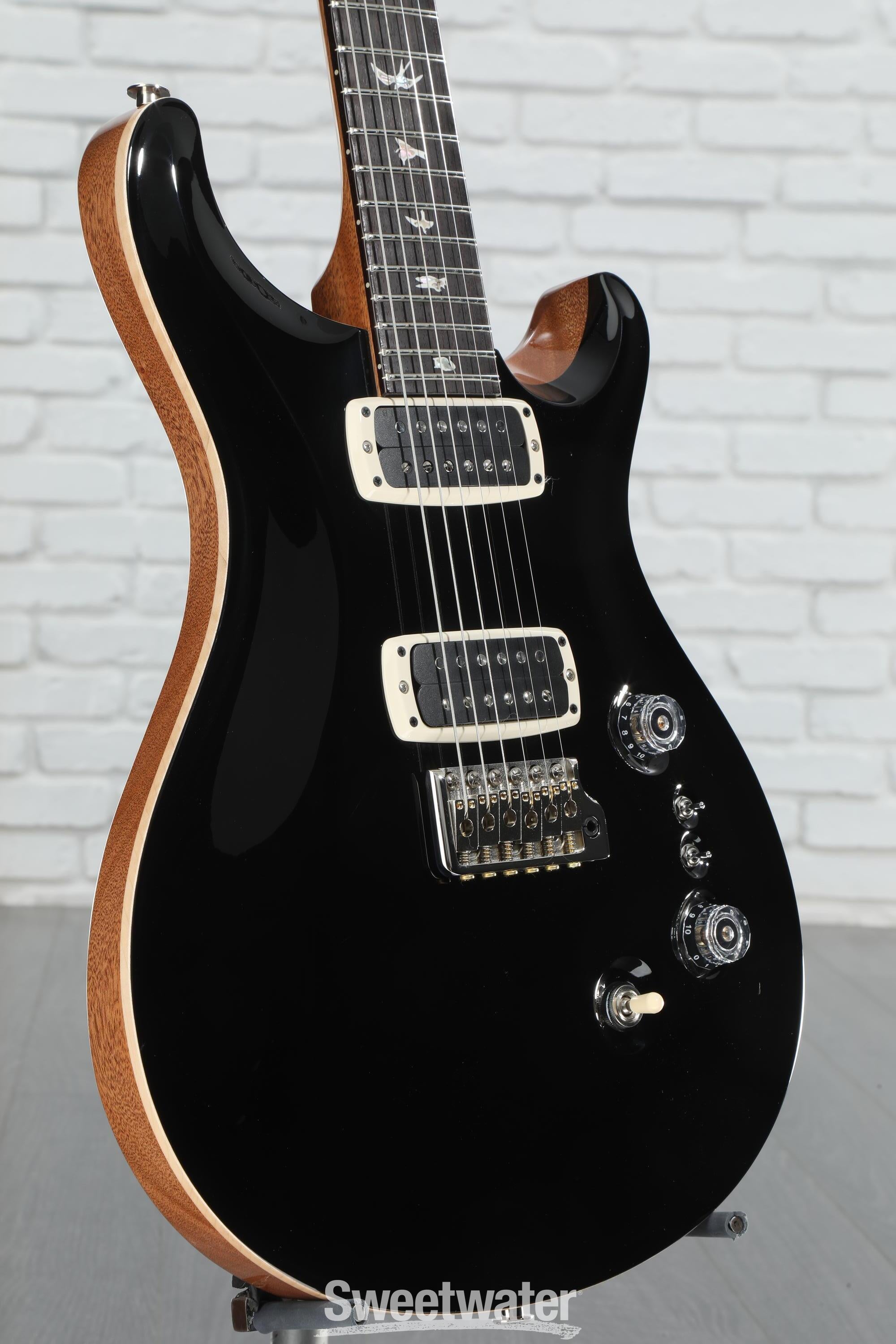 PRS Custom 24-08 Electric Guitar - Black/Natural | Sweetwater