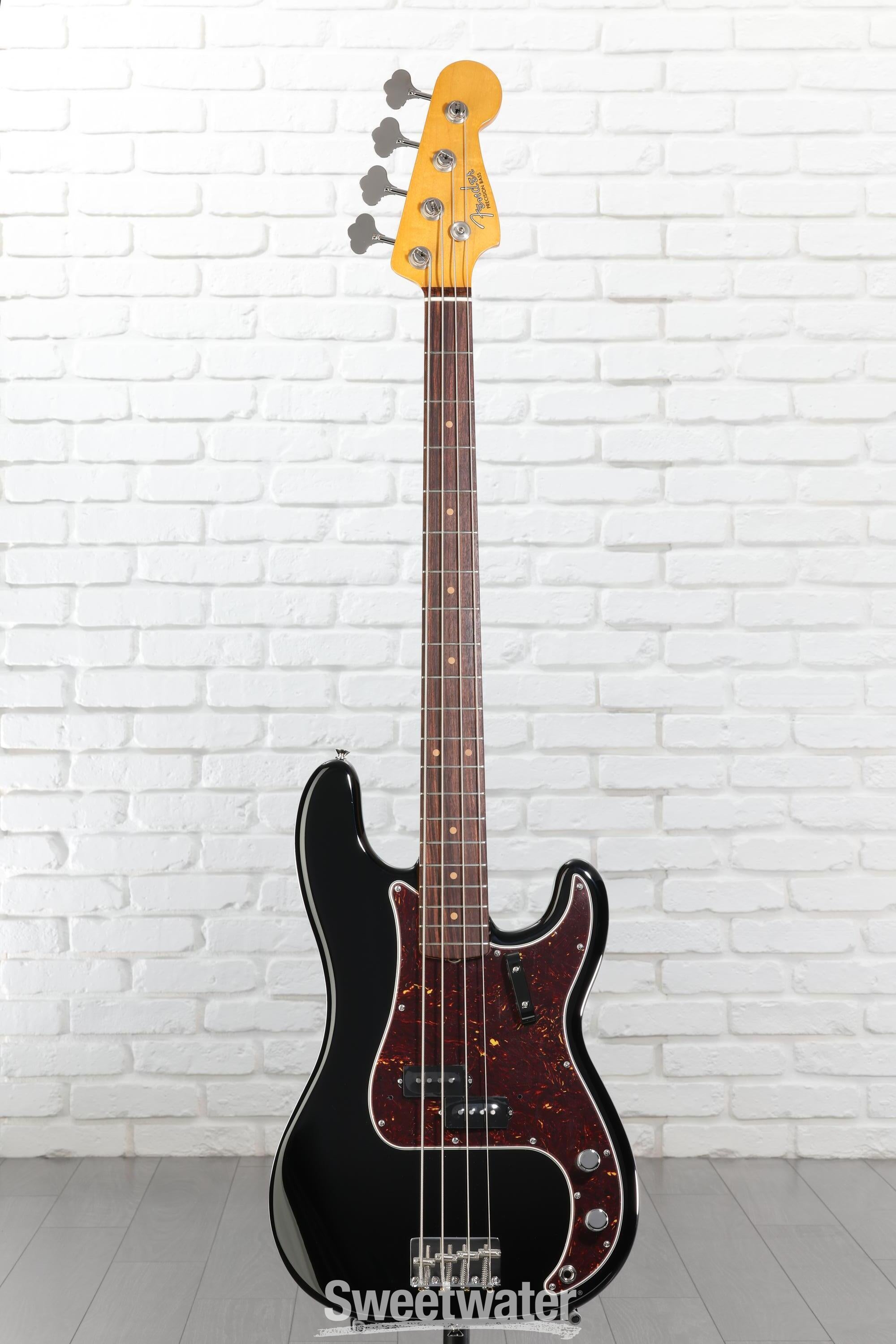 Fender American Vintage II 1960 Precision Bass - Black | Sweetwater