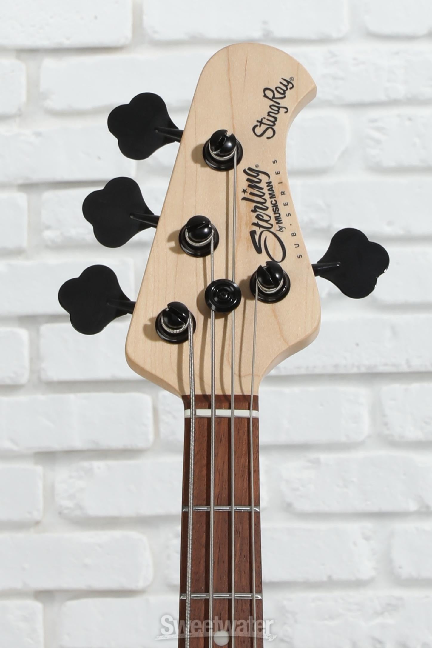 ベース Sterling by MUSICMAN Stingray Ray4 Black Sterling by Music Man StingRay Ray4 Bass Guitar in Black