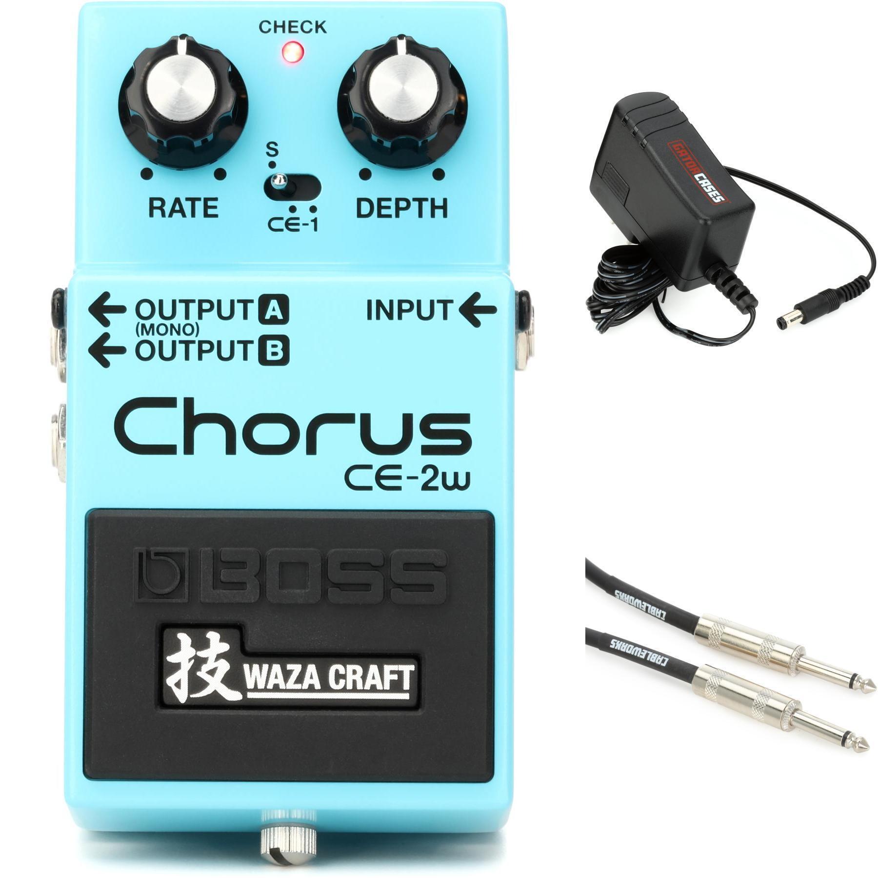 BOSS CE-2W WAZA CRAFTシリーズ Chorus コーラス Boss CE-2W Waza Craft Chorus Pedal | Sweetwater