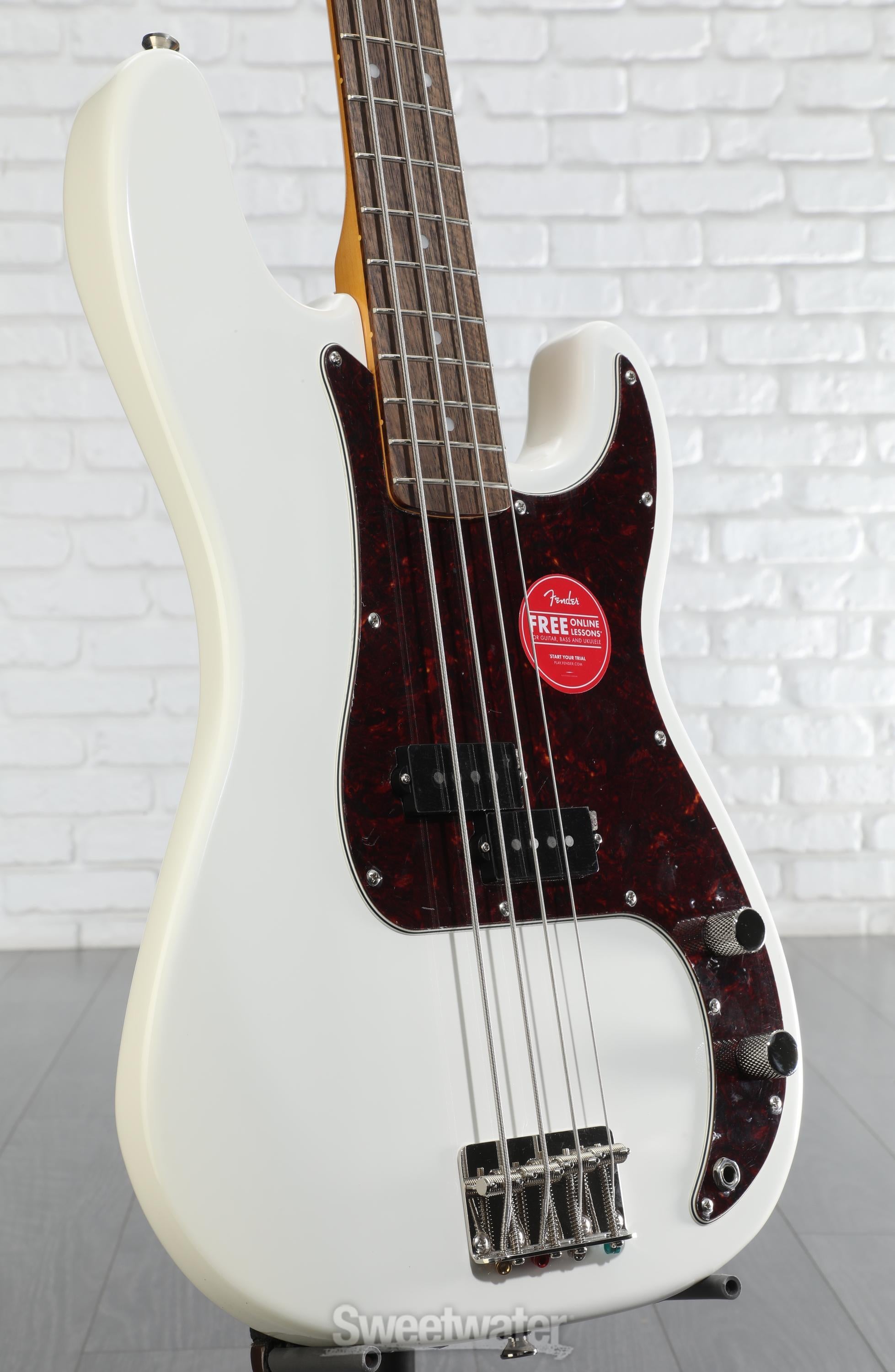 ベース Squier classic vibe precision bass White Classic Vibe 60's Precision Bass - Olympic White – Dave's
