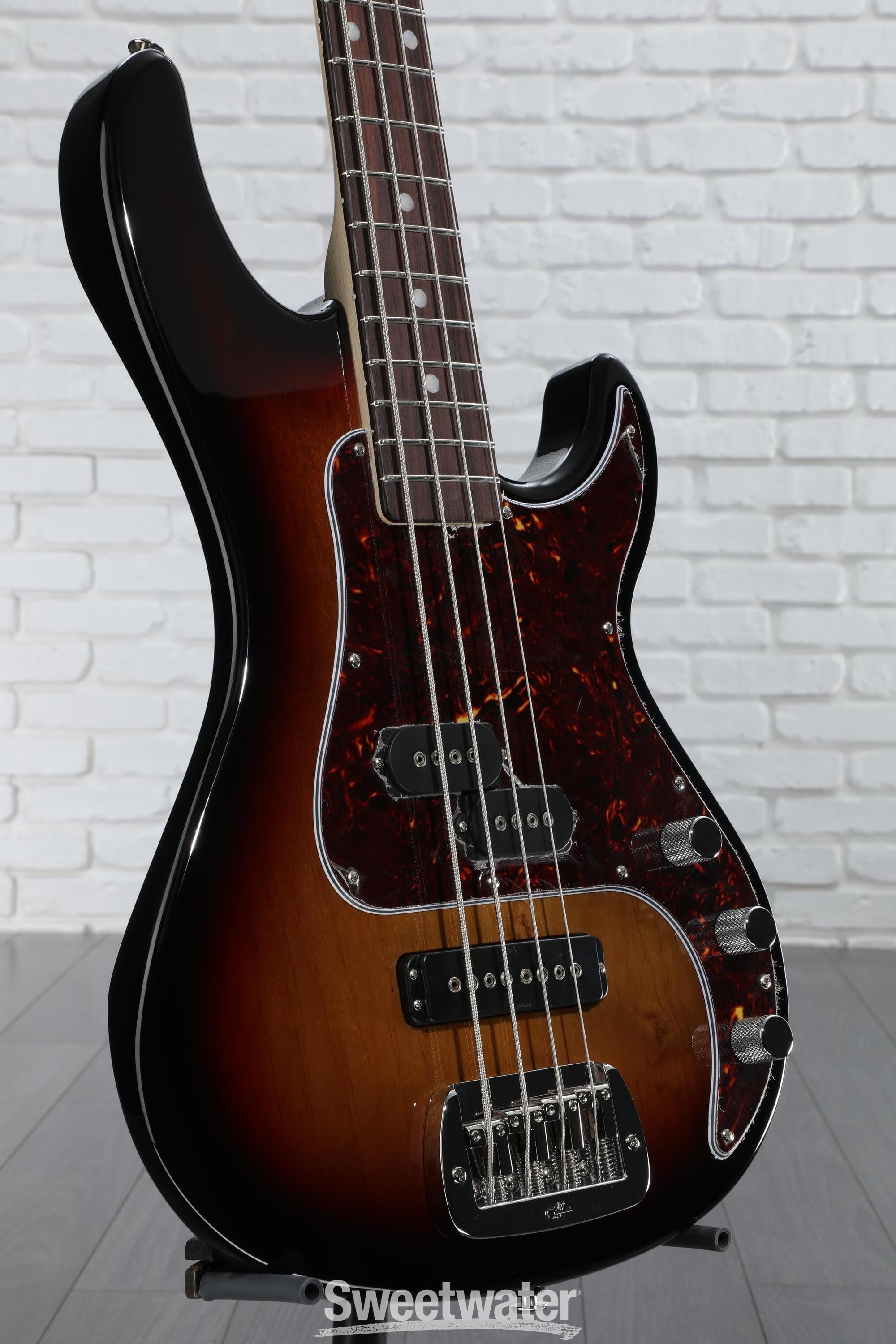 ベース G&L SB-2 G&L SB-2 Bass Guitar - 3-tone Sunburst | Sweetwater