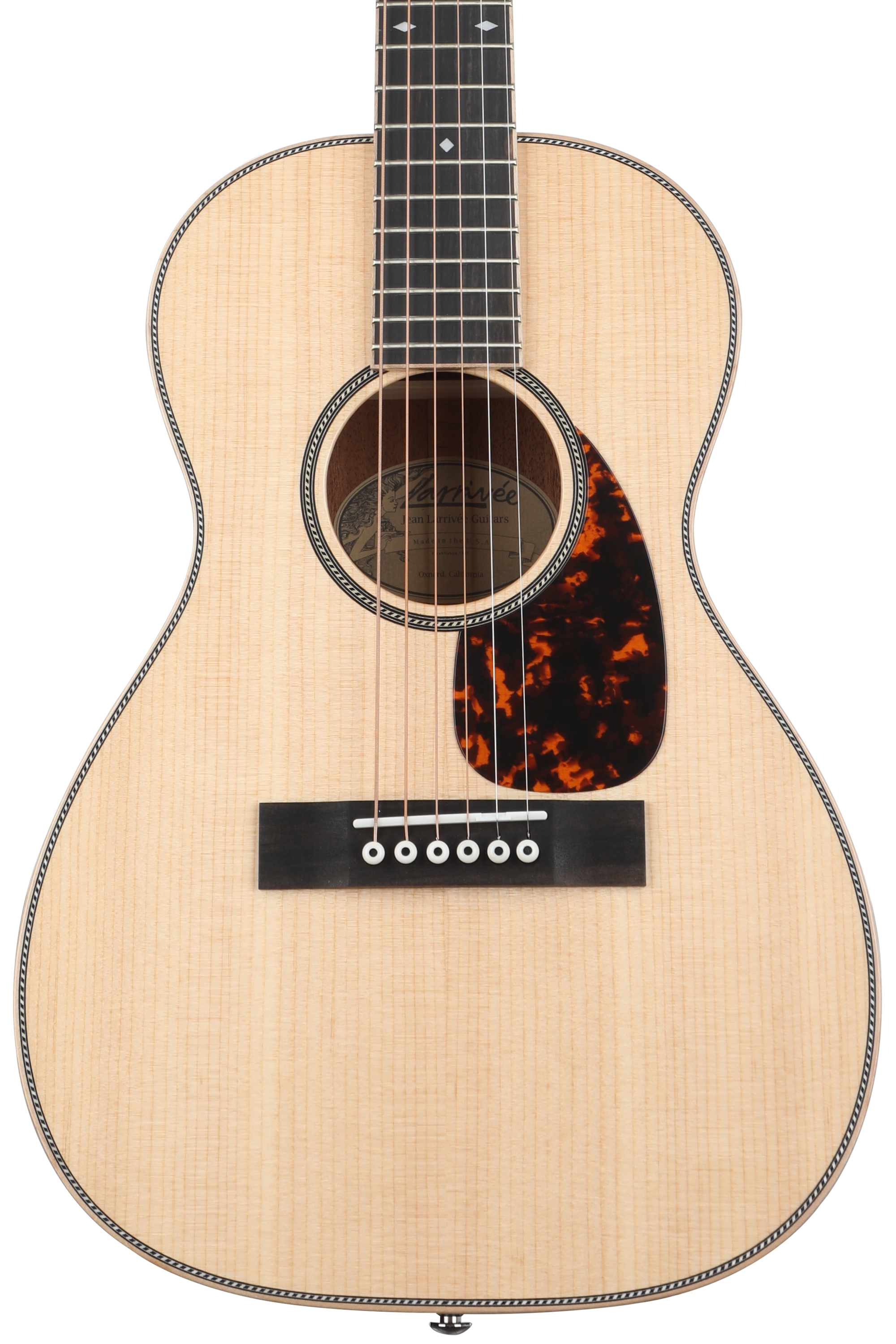 Larrivee T-44-MH Legacy Series Travel Acoustic Guitar - Natural Gloss