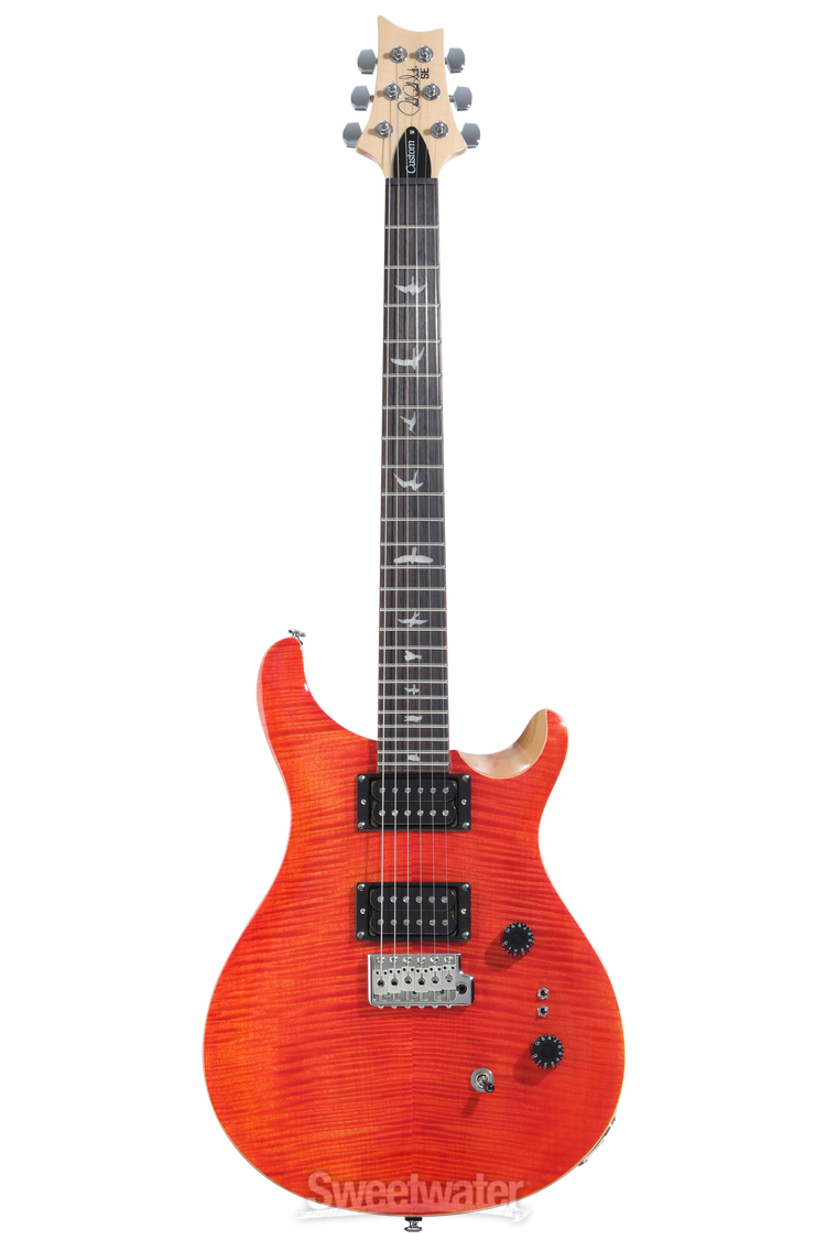 PRS SE Custom 24-08 Electric Guitar - Blood Orange | Sweetwater
