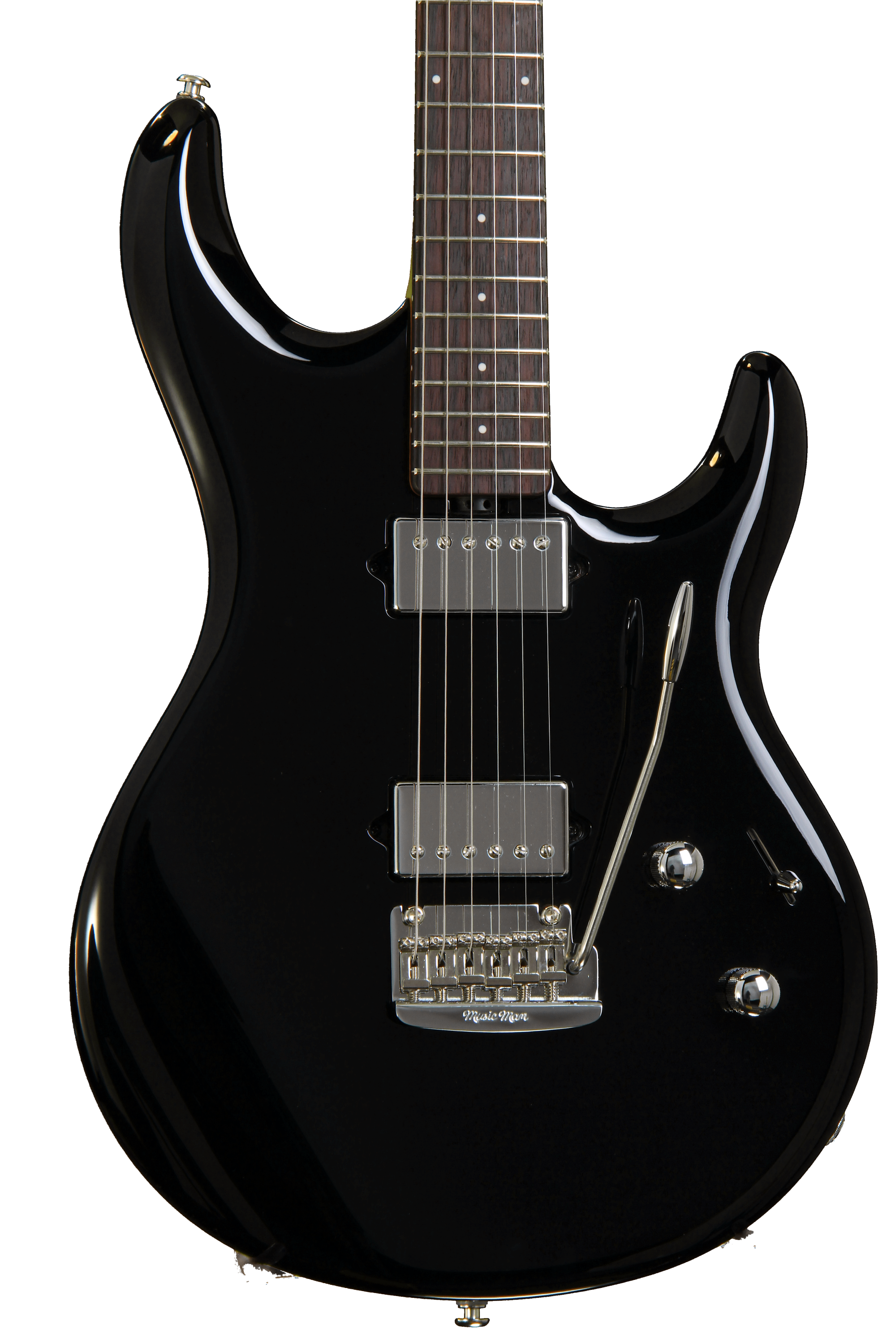 Ernie Ball Music Man Luke III HH - Black | Sweetwater