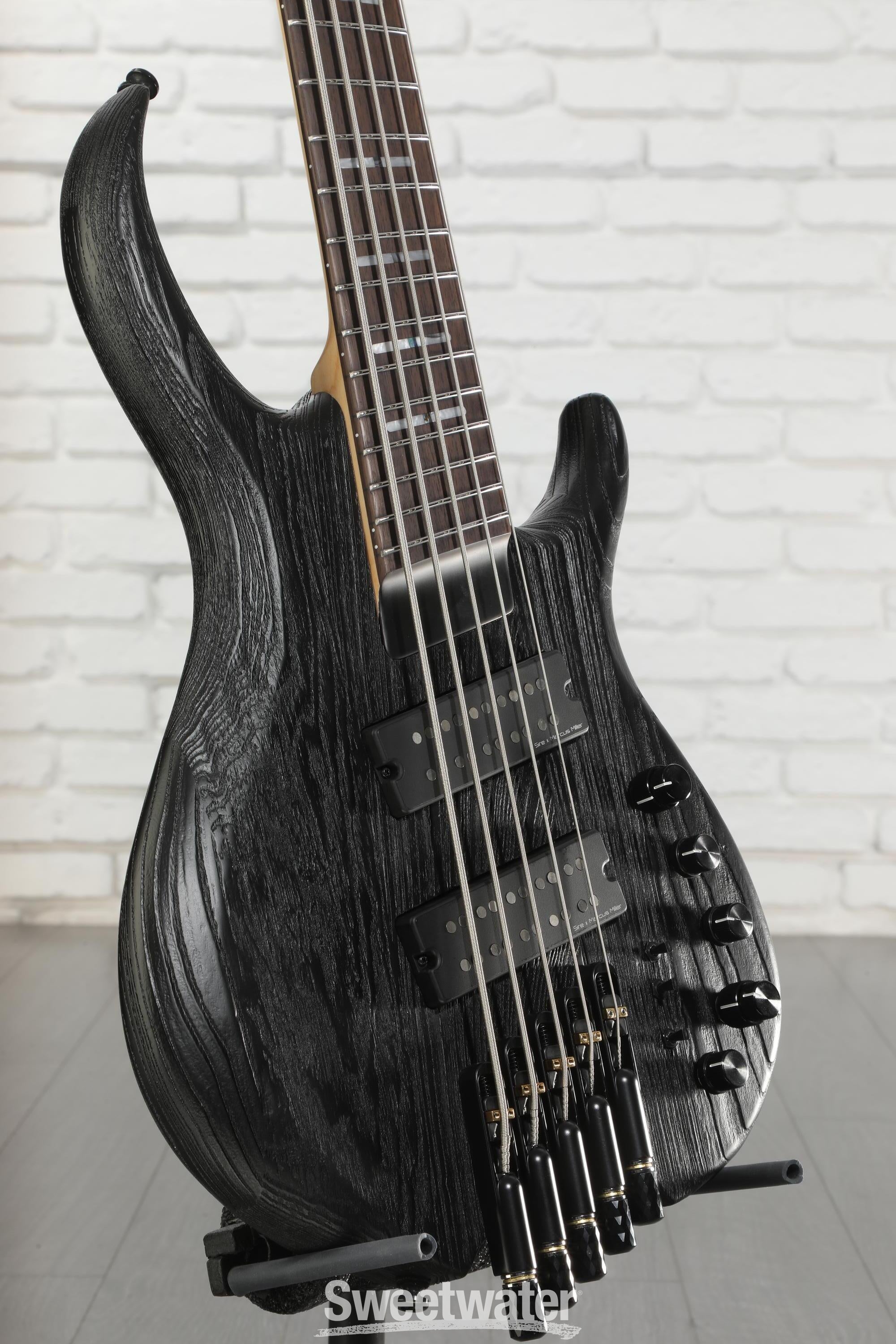 Sire Marcus Miller M6 5-string Headless Bass Guitar - Black Satin