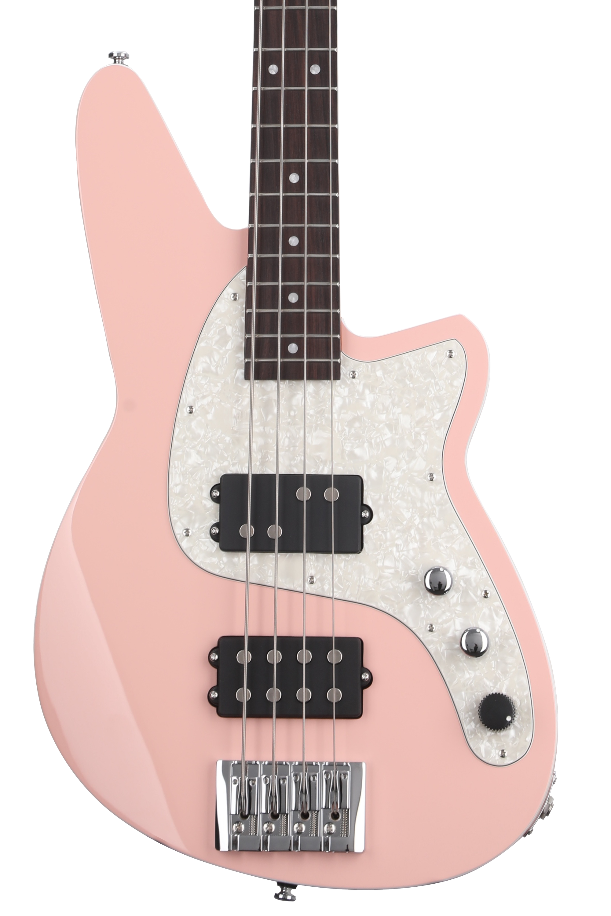 Reverend Mercalli 4 エレキベース Reverend Mercalli 4 Bass Guitar - Orchid Pink | Sweetwater