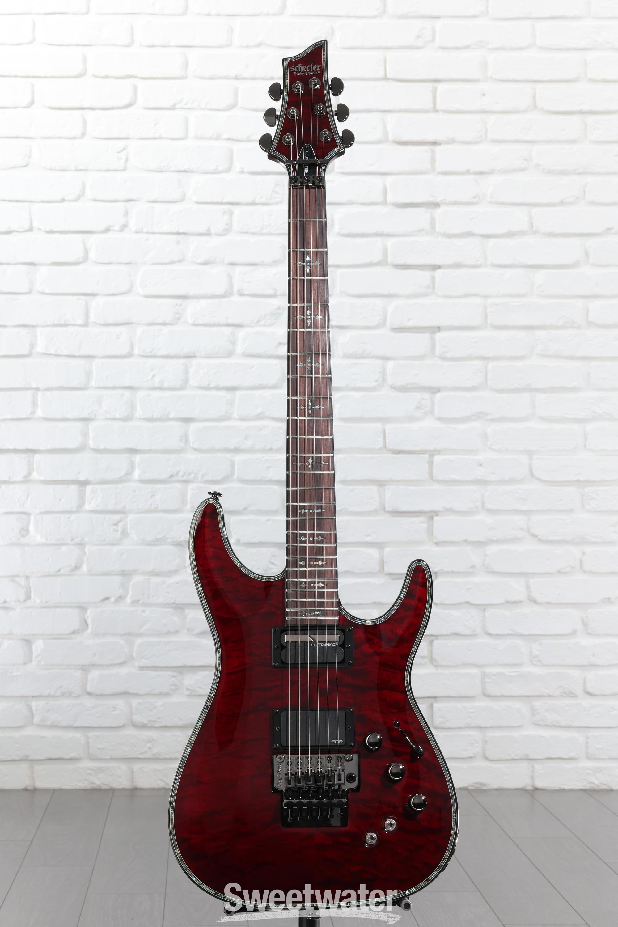 Schecter Hellraiser C-1 FR-S Electric Guitar - Black Cherry