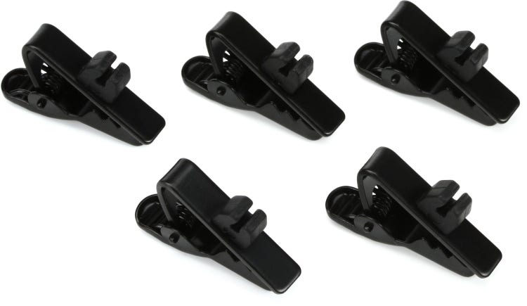 Acacia Audio LIZ Headworn Microphone Cable Clip - Black (5-pack)
