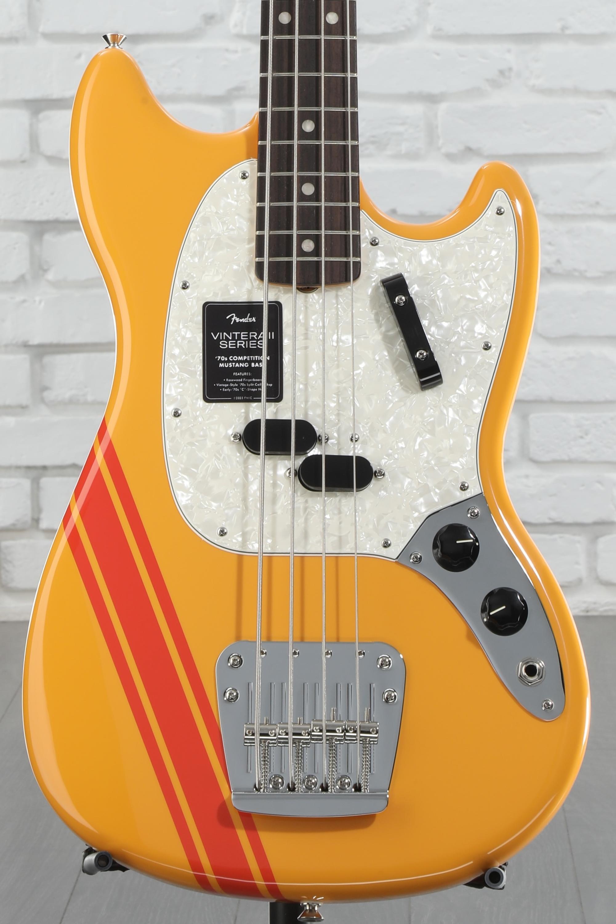 ギター Fender Vintera Mustang Bass SeaFormGreen Fender Vintera Mustang Bass SeaFormGreen