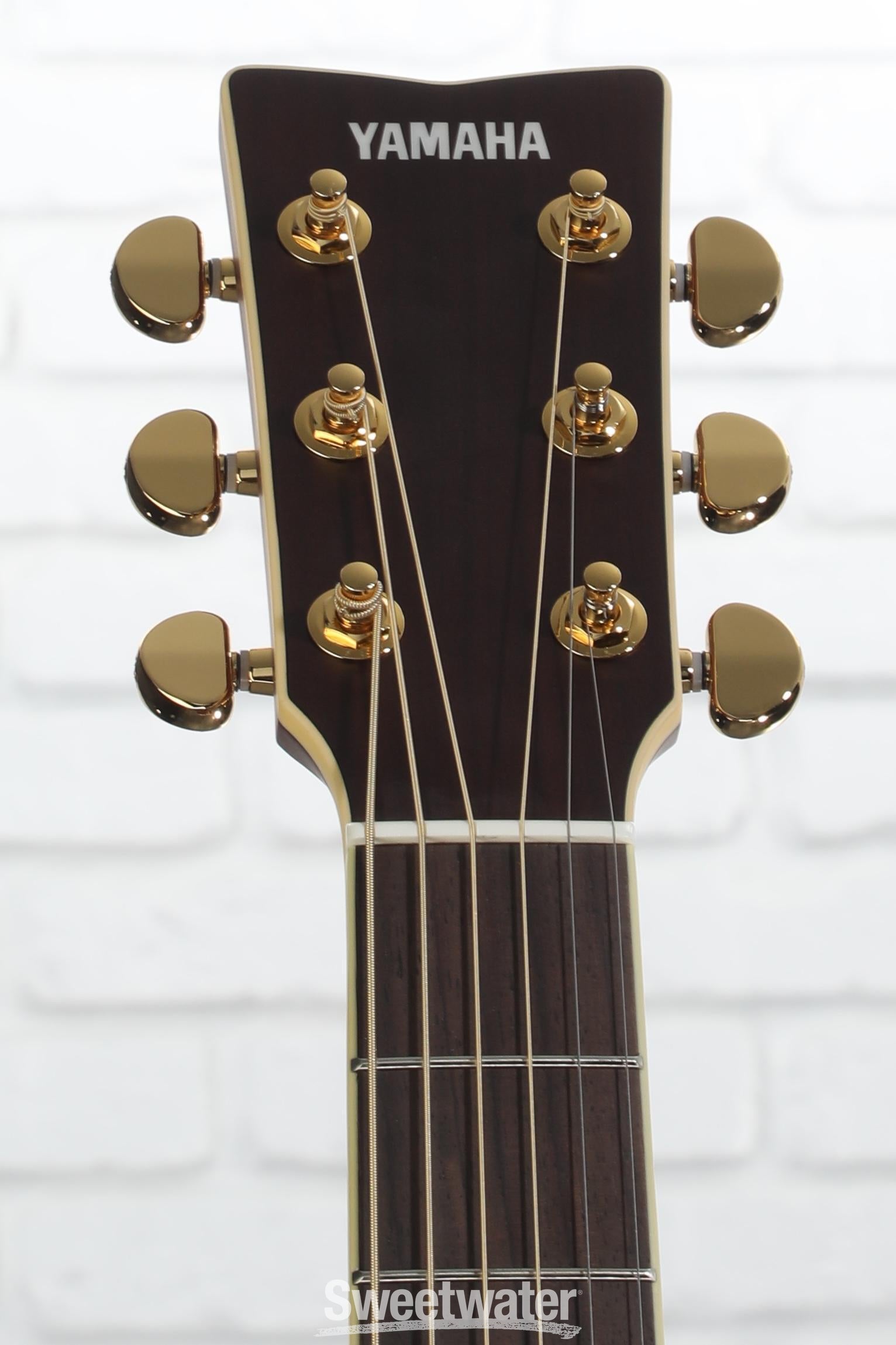 Yamaha LL6 ARE Original Jumbo Acoustic Guitar - Brown