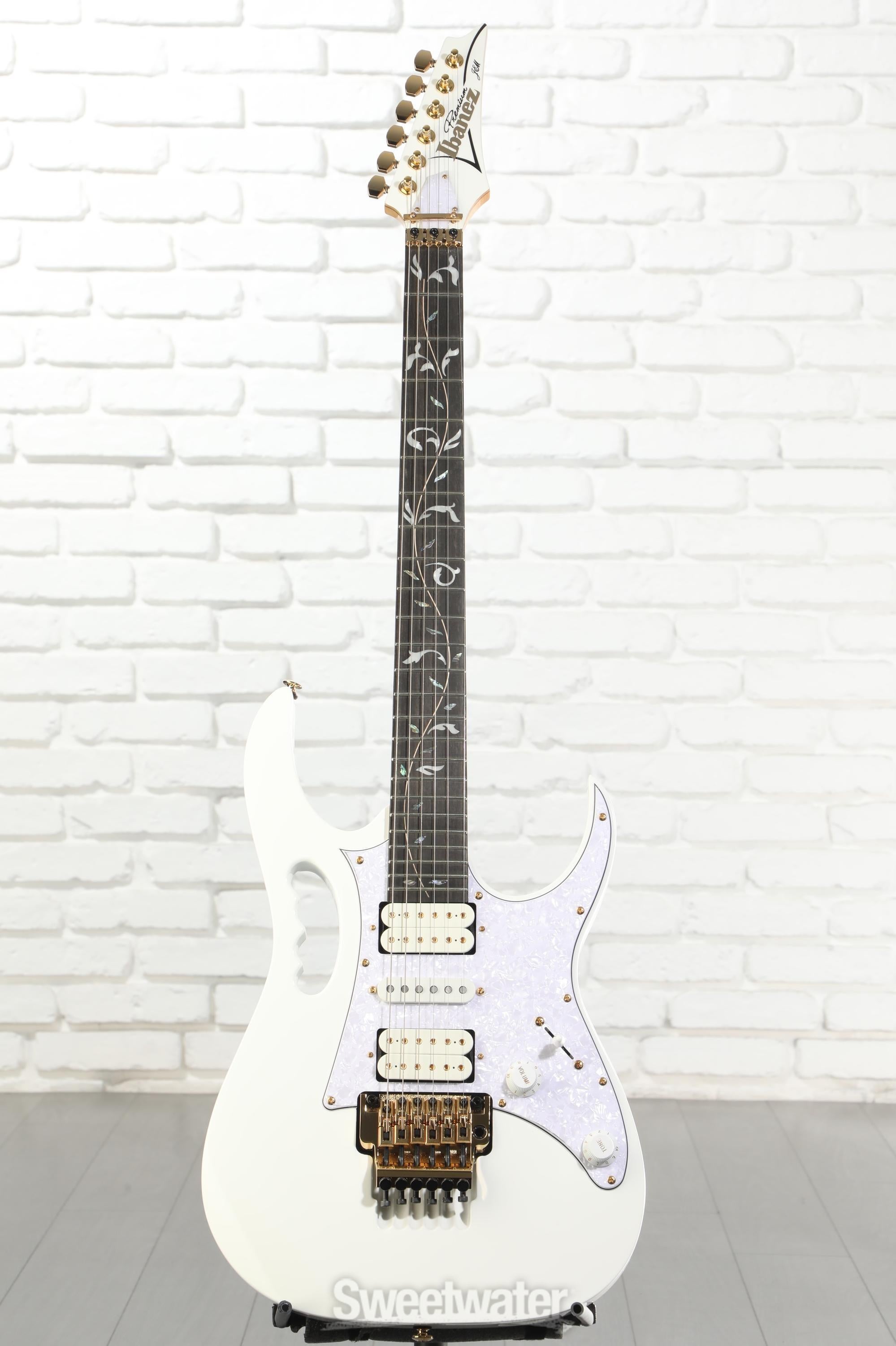 Ibanez Steve Vai Signature Premium JEM7VP - White | Sweetwater