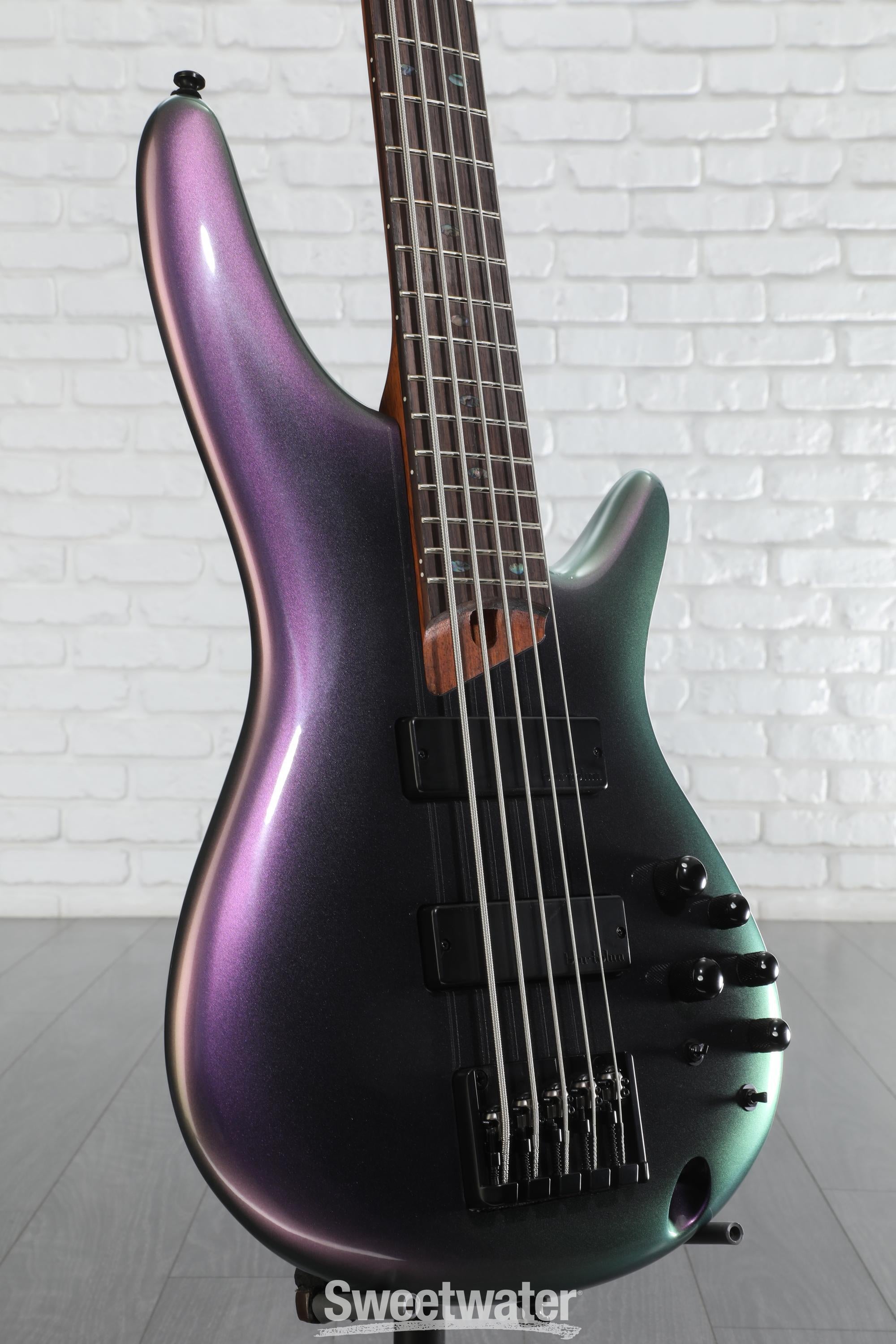 ベース Ibanez SR505 Amazon.com: Ibanez SR505E Bass Guitar - Black Aurora Burst