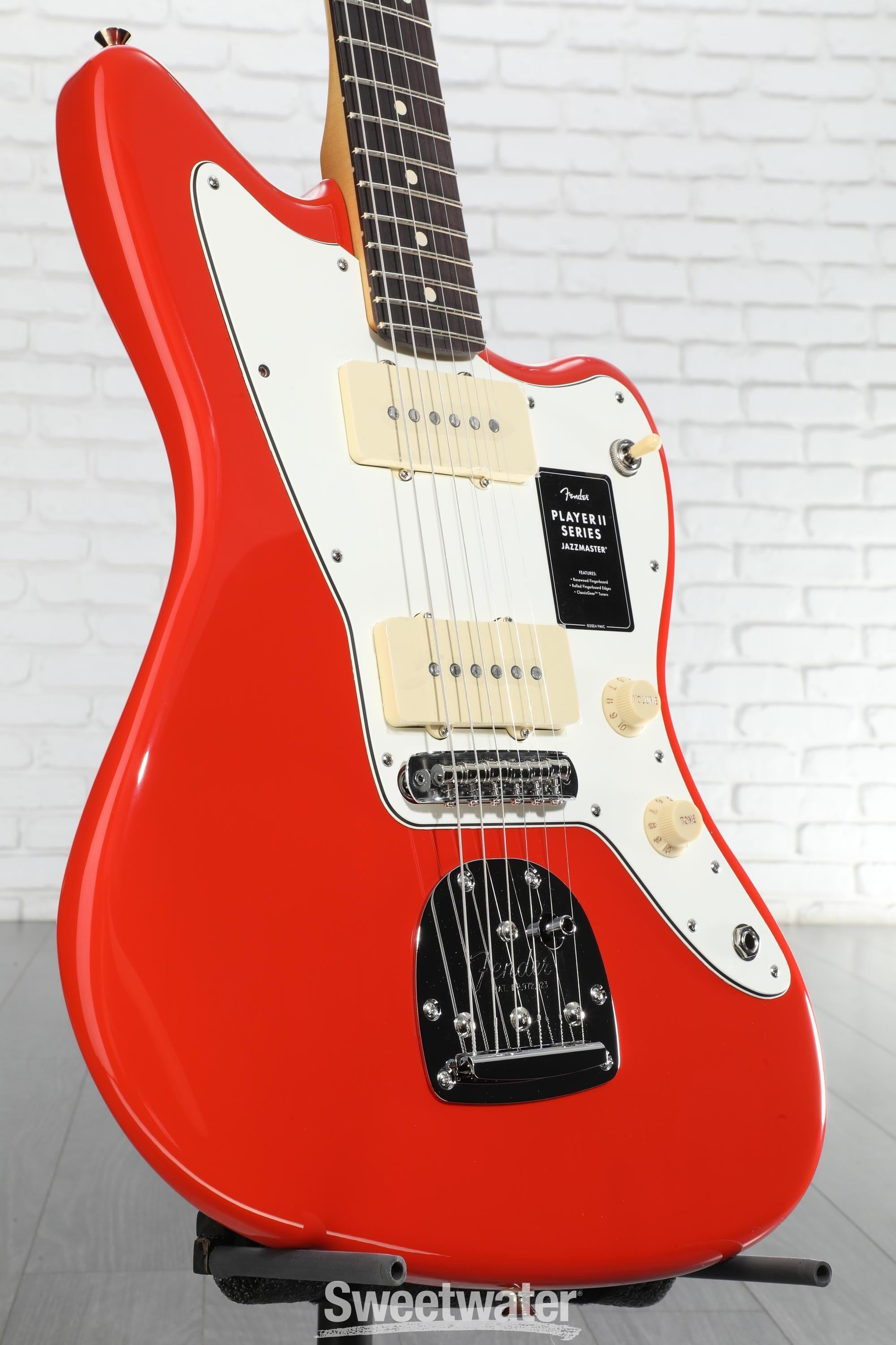 Fender Player II Jazzmaster Electric Guitar - Coral Red | Sweetwater
