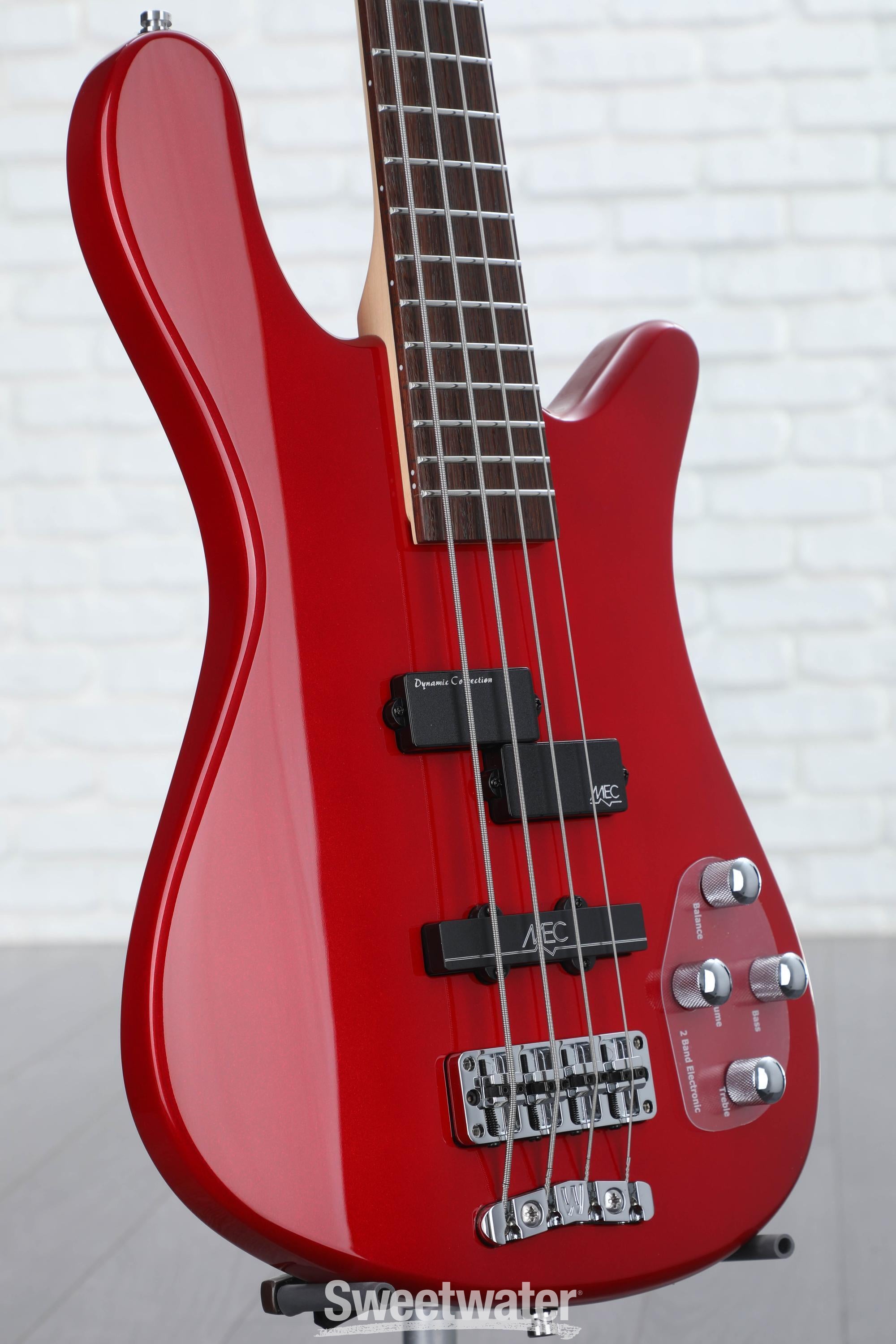 Warwick RockBass Streamer LX Electric Bass Guitar - Metallic Red