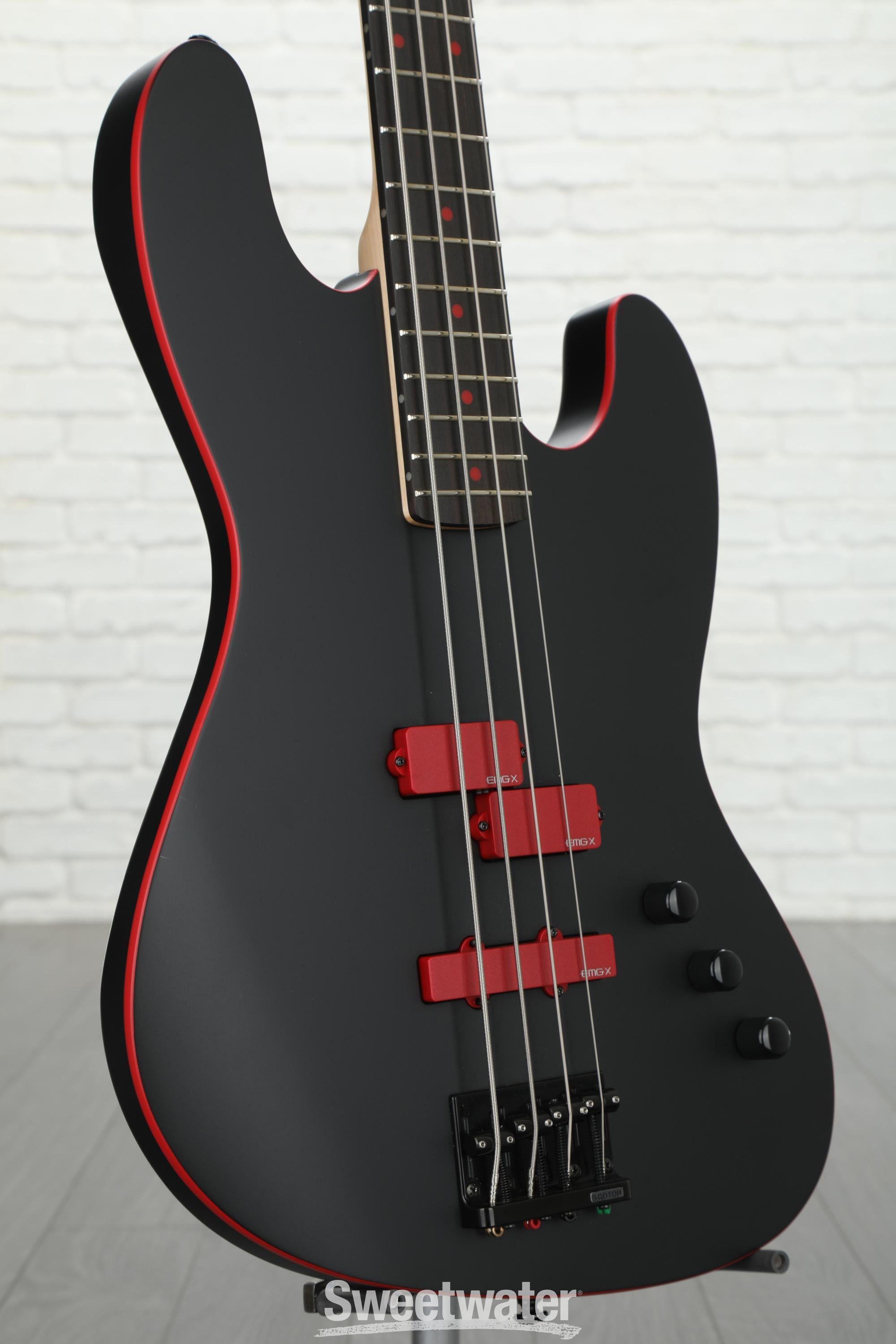 ESP LTD Frank Bello Signature FB-J4 - Black Satin | Sweetwater