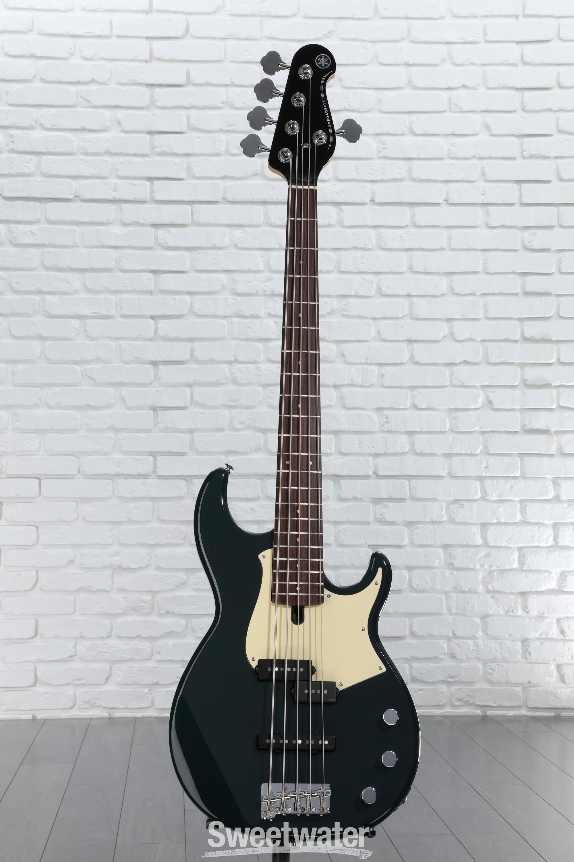 Yamaha BB435 5-string Bass Guitar - Teal Blue | Sweetwater