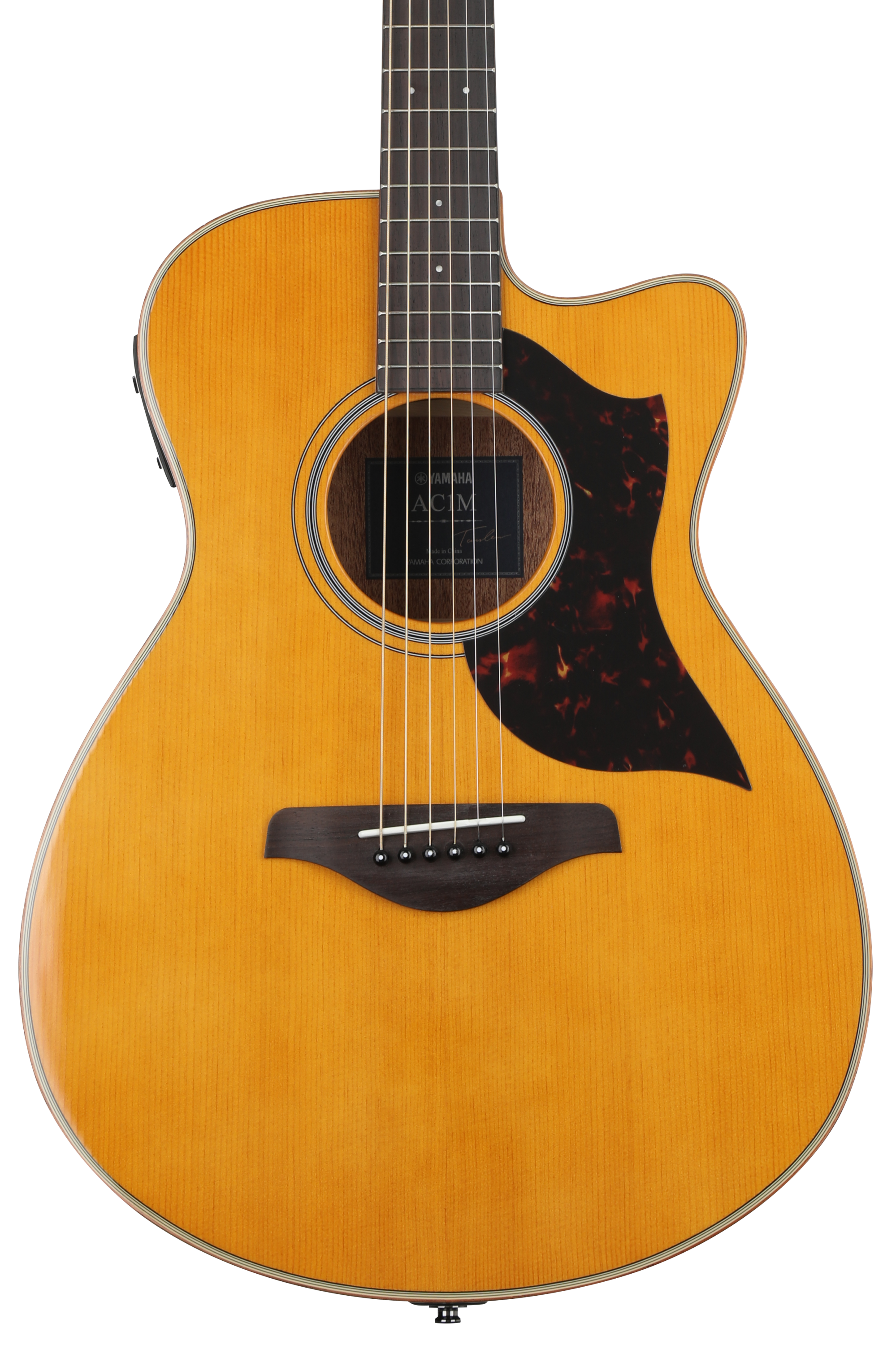 Yamaha AC1M Concert Cutaway Acoustic-electric Guitar - Vintage
