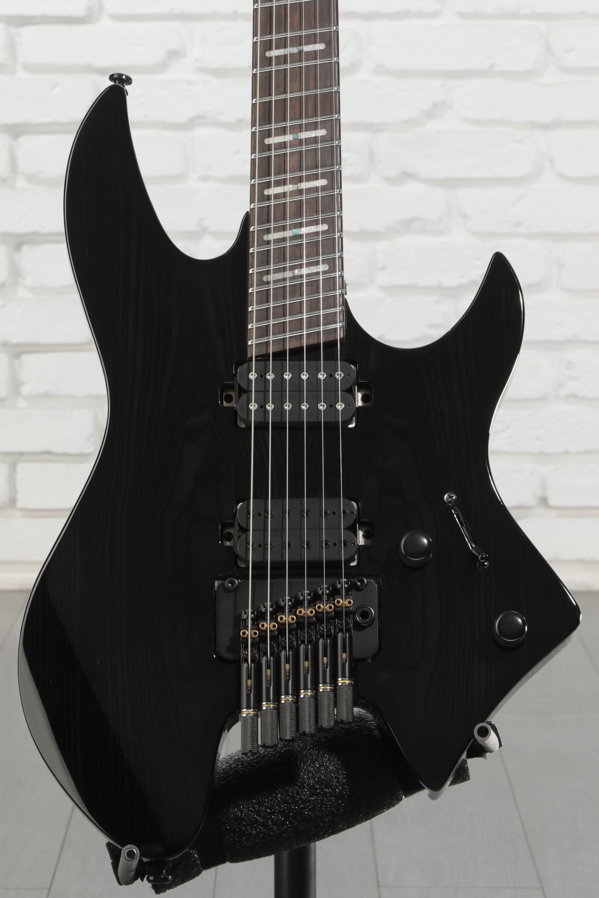 ◆6st Headless Guitar See Thru Black Sire Larry Carlton X6 Headless Electric Guitar - Transparent Black