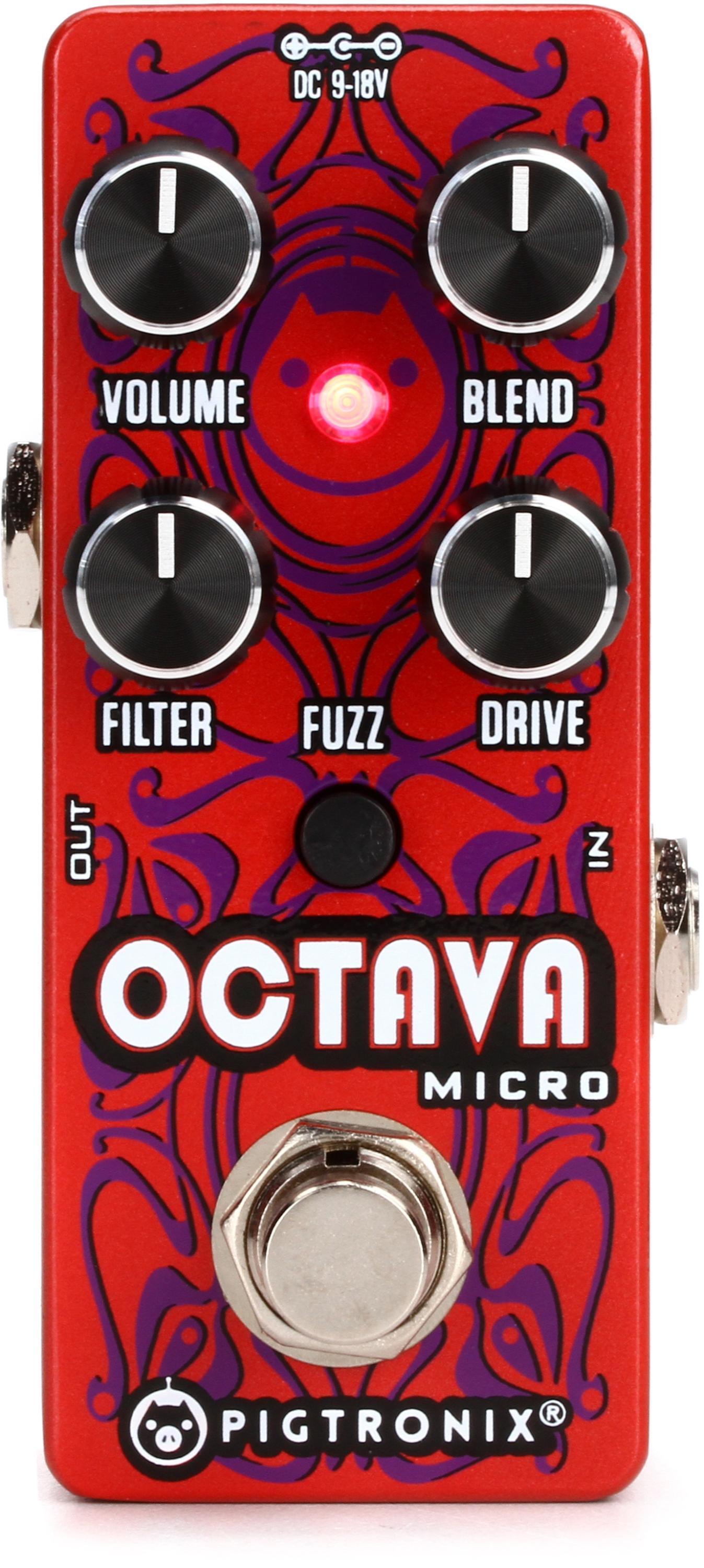 Pigtronix Octava Micro オクターブファズ Pigtronix Octava Micro Octave Fuzz/Distortion Pedal Reviews