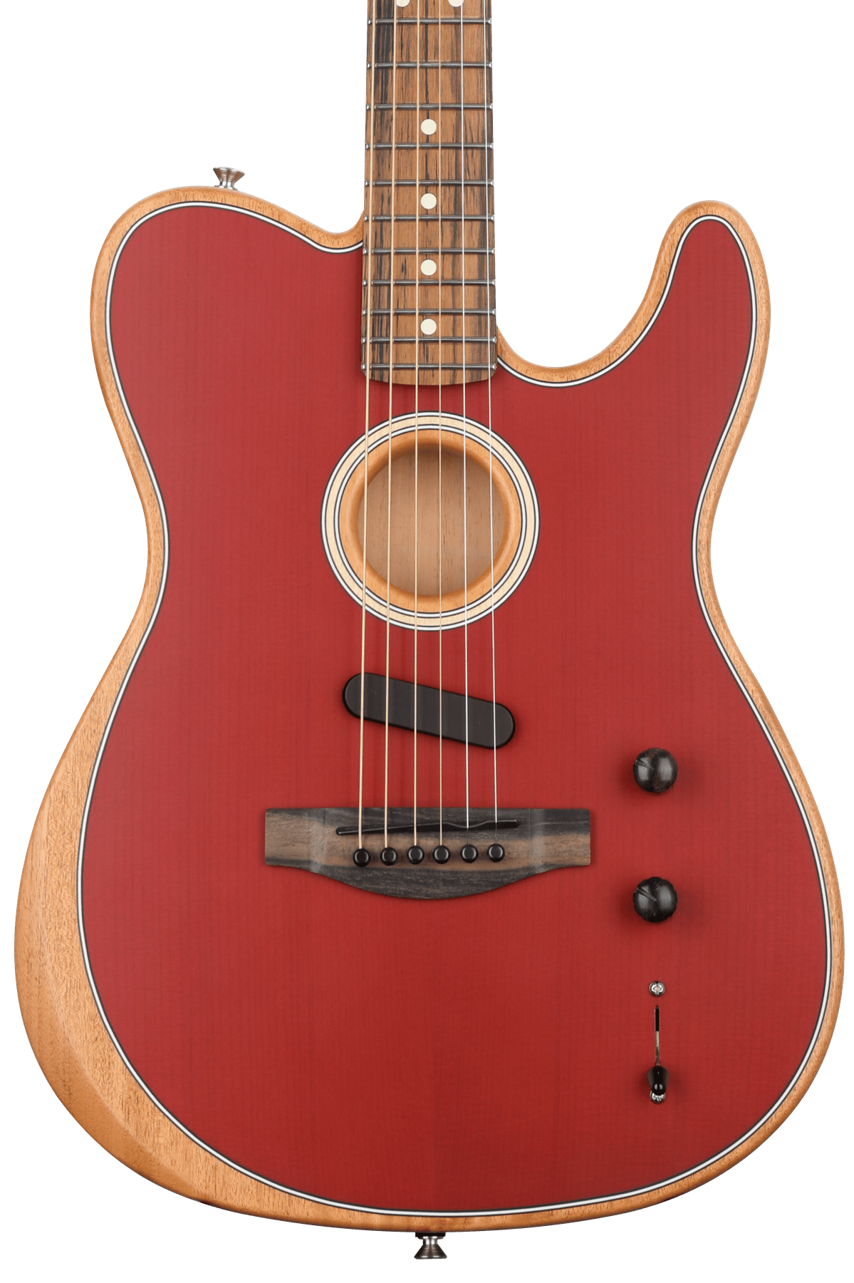 Fender American Acoustasonic Telecaster - Crimson Red