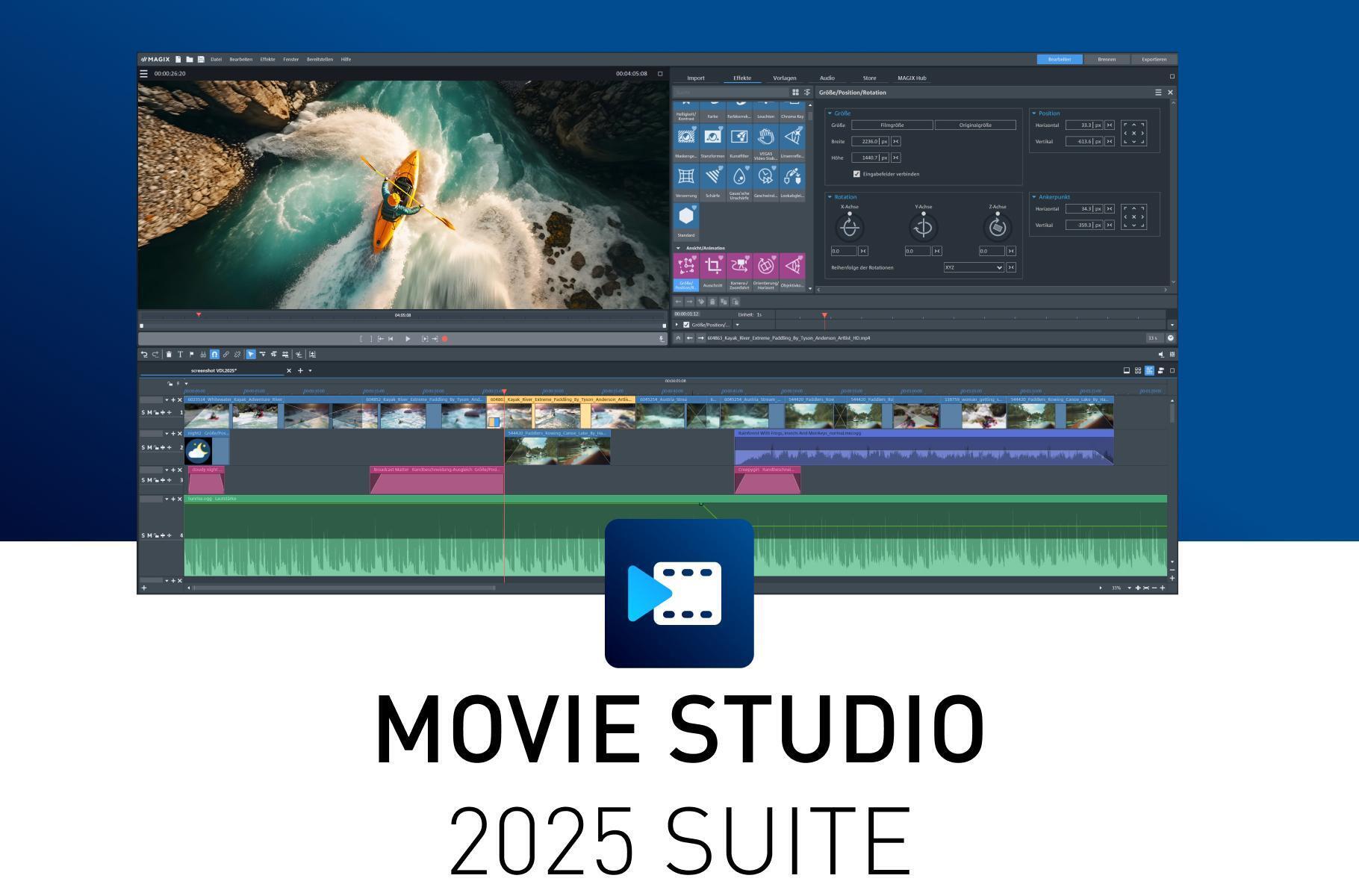 MAGIX Movie Studio 2025 Suite for Windows Sweetwater