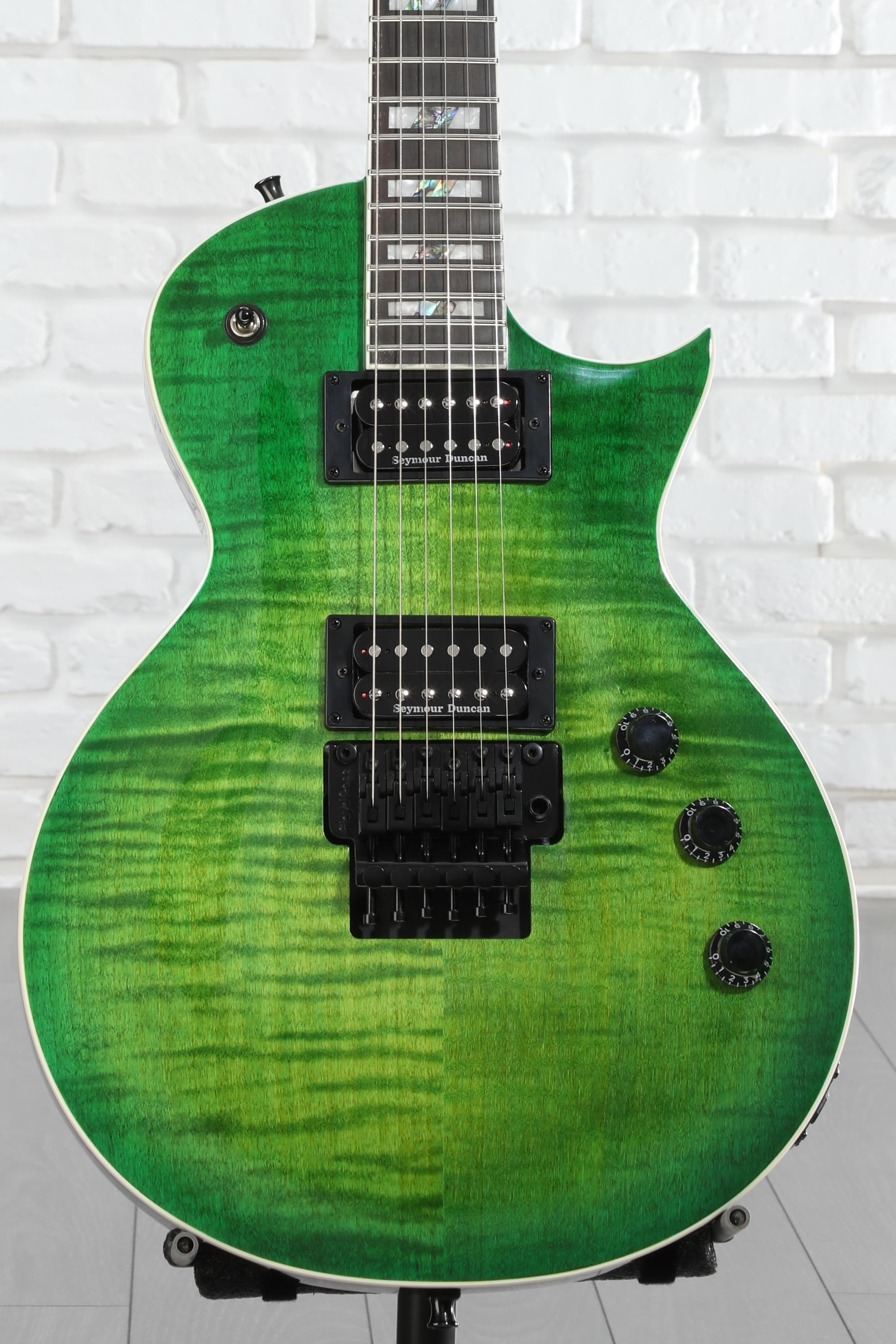 ESP LTD Alex Skolnick AS-1 Signature Electric Guitar - Lime Burst