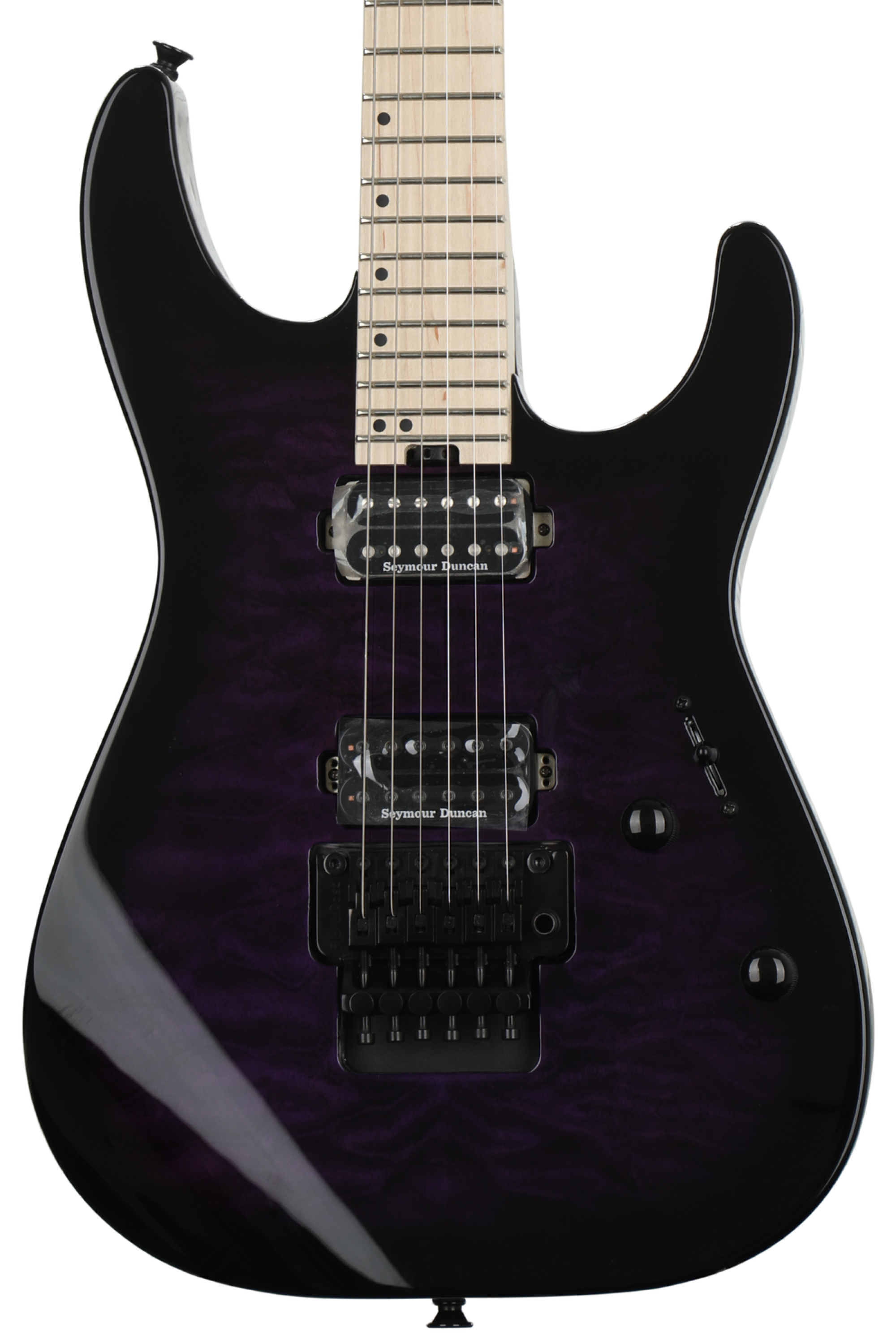 Charvel Pro-Mod DK24 HH FR M QM - Trans Purple Burst | Sweetwater