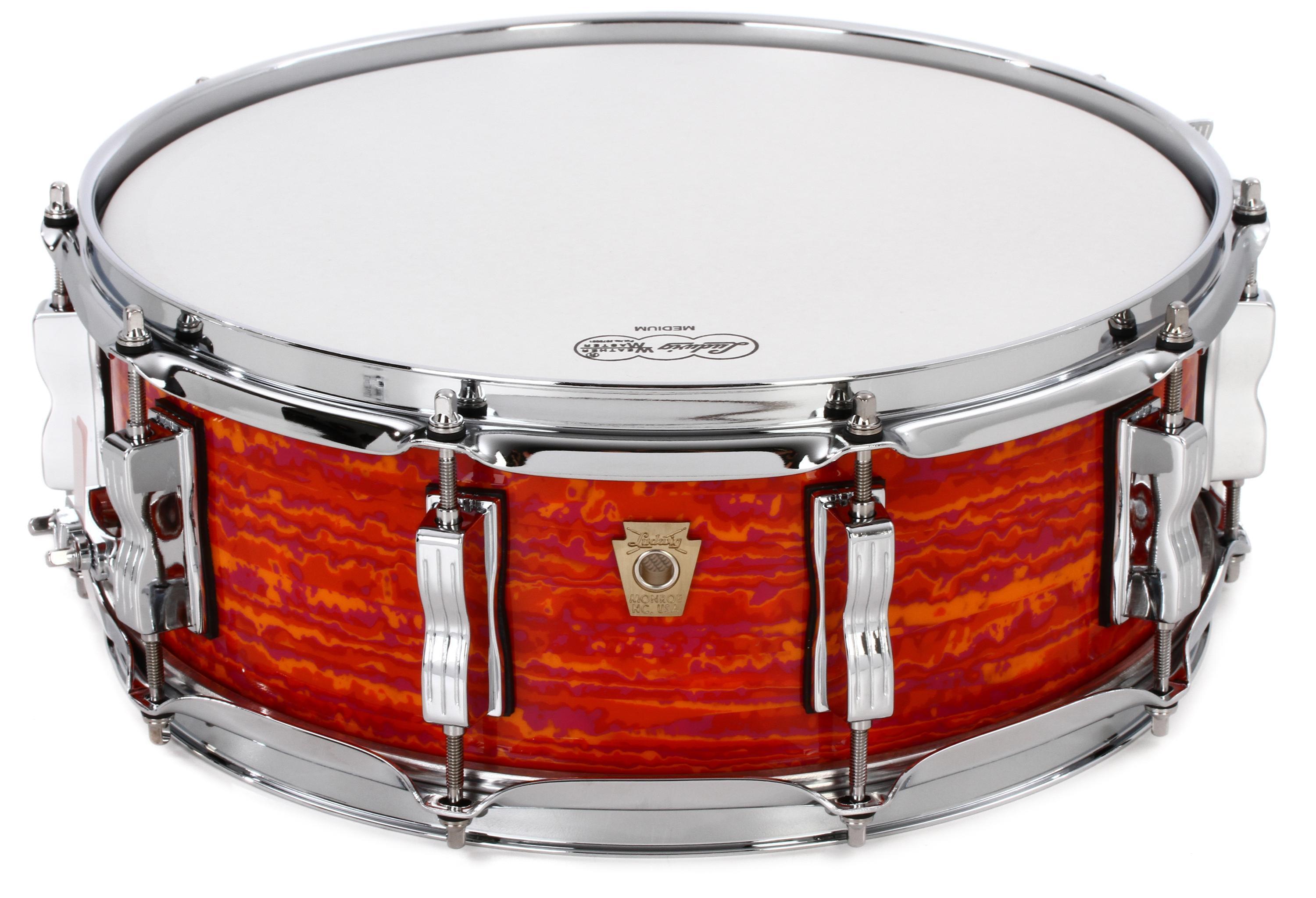 The Maple 8x14 Snare Drum Orange Fade LQ-