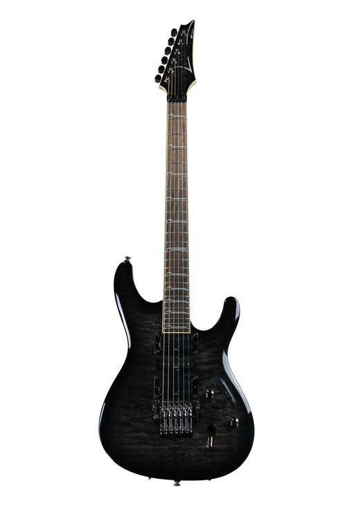 Ibanez S570DXQM - Transparent Gray Burst