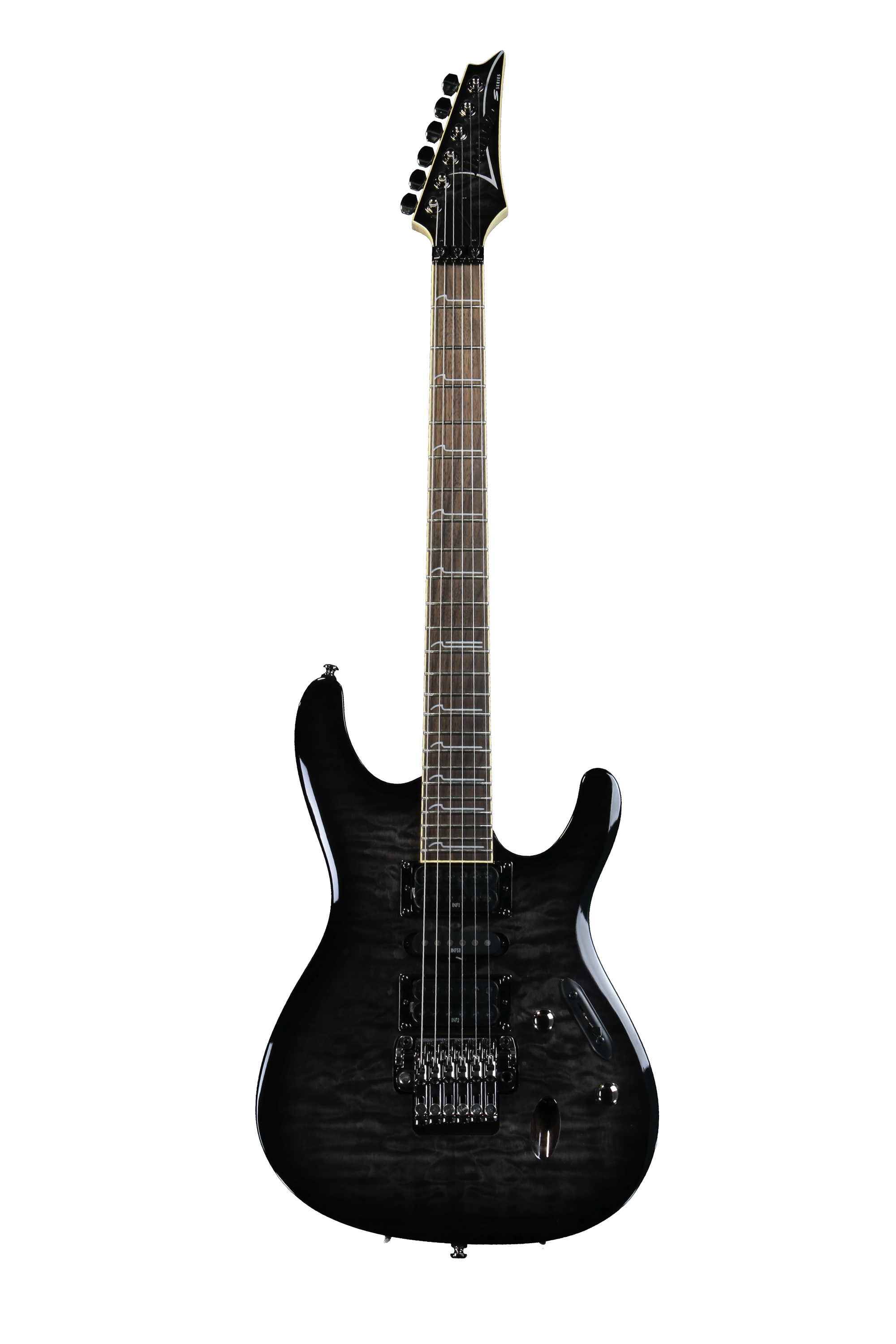 Ibanez S570DXQM - Transparent Gray Burst | Sweetwater