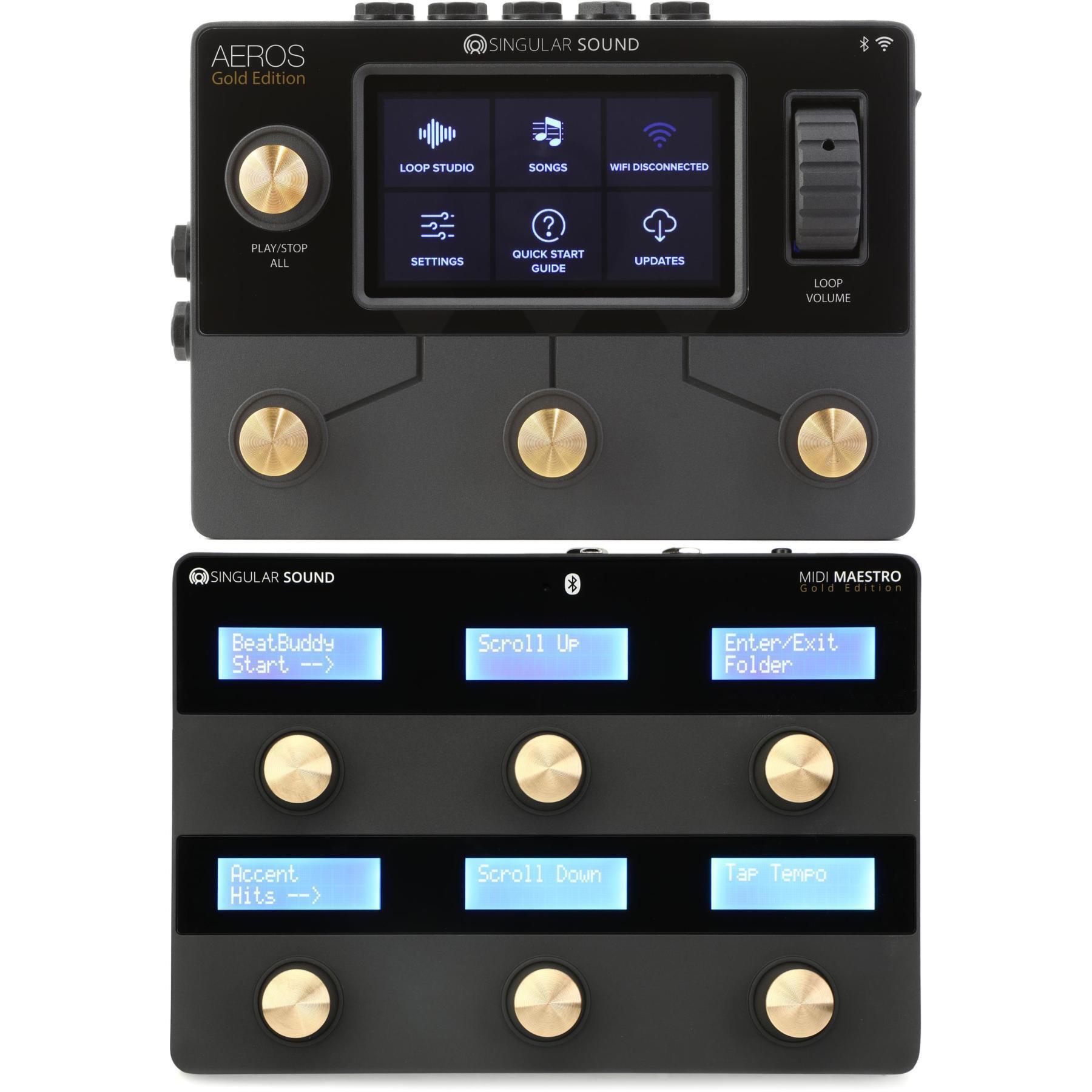 ギター AEROS Gold Edition Singular Sound Singular Sound Aeros Gold Edition: Is this the Best Looper
