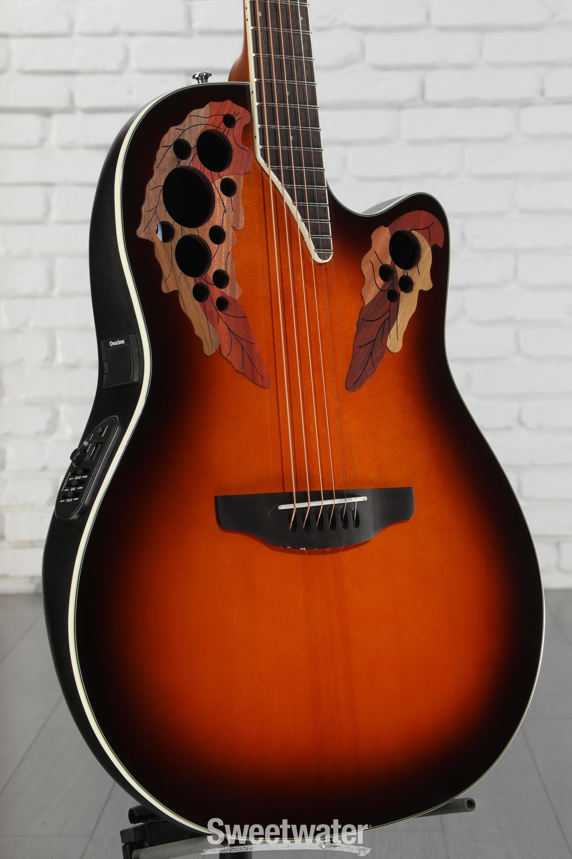 Ovation Elite Celebrity Super Shallow - Sunburst | Sweetwater